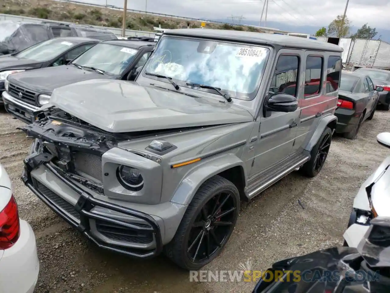 2 Photograph of a damaged car W1NYC7HJ9MX381255 MERCEDES-BENZ G-CLASS 2021