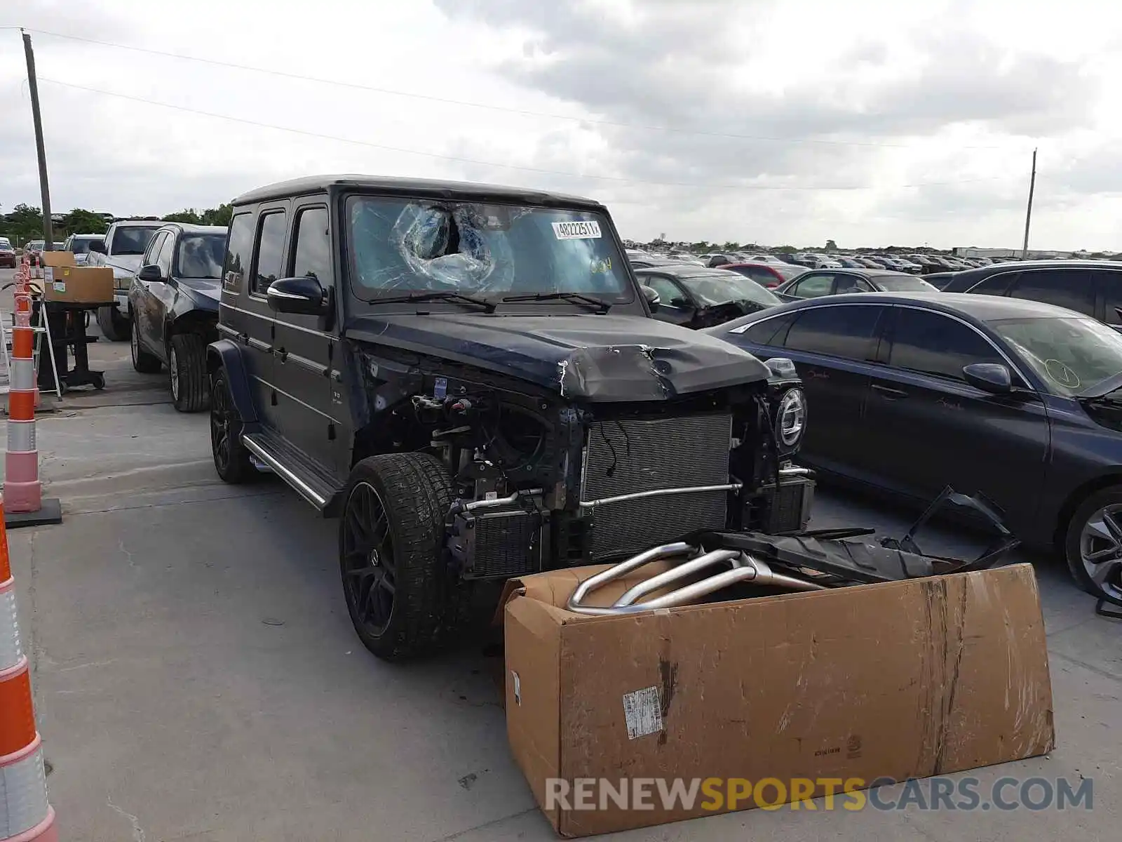 1 Photograph of a damaged car W1NYC7HJXMX381362 MERCEDES-BENZ G-CLASS 2021