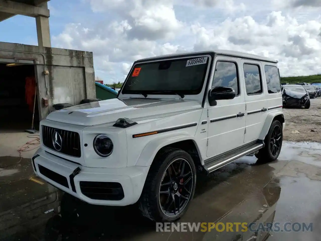 2 Photograph of a damaged car W1NYC7HJ5NX437905 MERCEDES-BENZ G-CLASS 2022