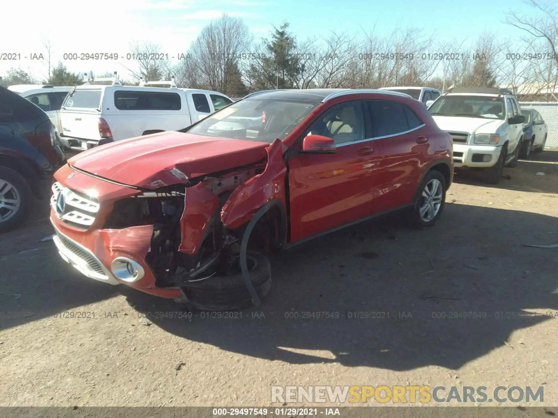 2 Photograph of a damaged car WDCTG4EB0KU001763 MERCEDES-BENZ GLA 2019