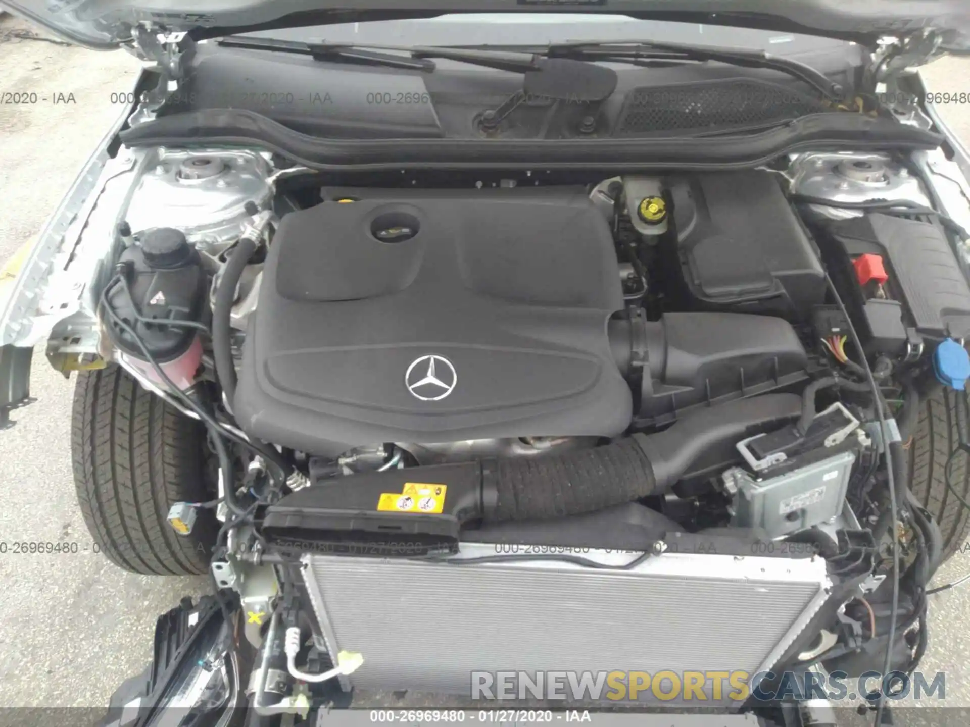 10 Фотография поврежденного автомобиля WDCTG4EB0KU014044 MERCEDES-BENZ GLA 2019