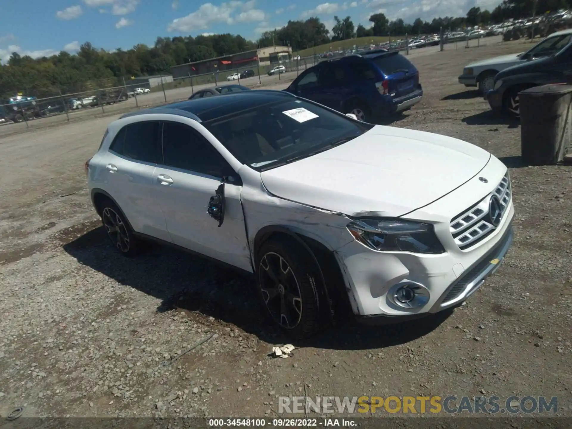 1 Photograph of a damaged car WDCTG4EB1KJ586340 MERCEDES-BENZ GLA 2019