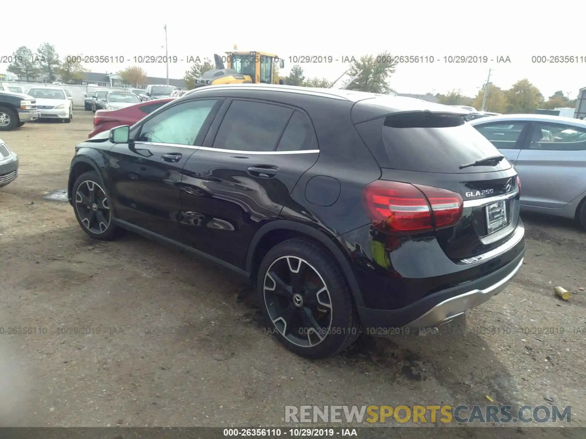 3 Фотография поврежденного автомобиля WDCTG4EB1KU000654 MERCEDES-BENZ GLA 2019