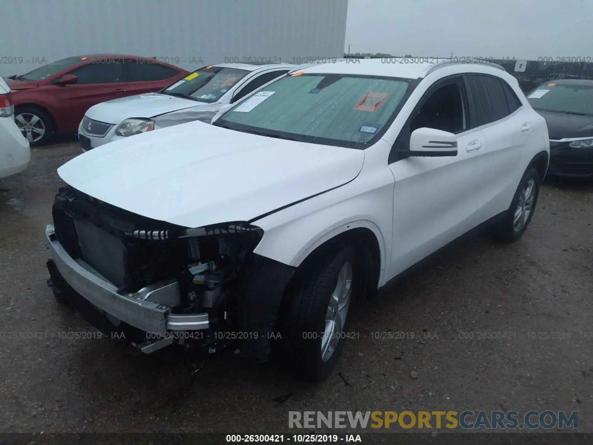 2 Photograph of a damaged car WDCTG4EB1KU002758 MERCEDES-BENZ GLA 2019