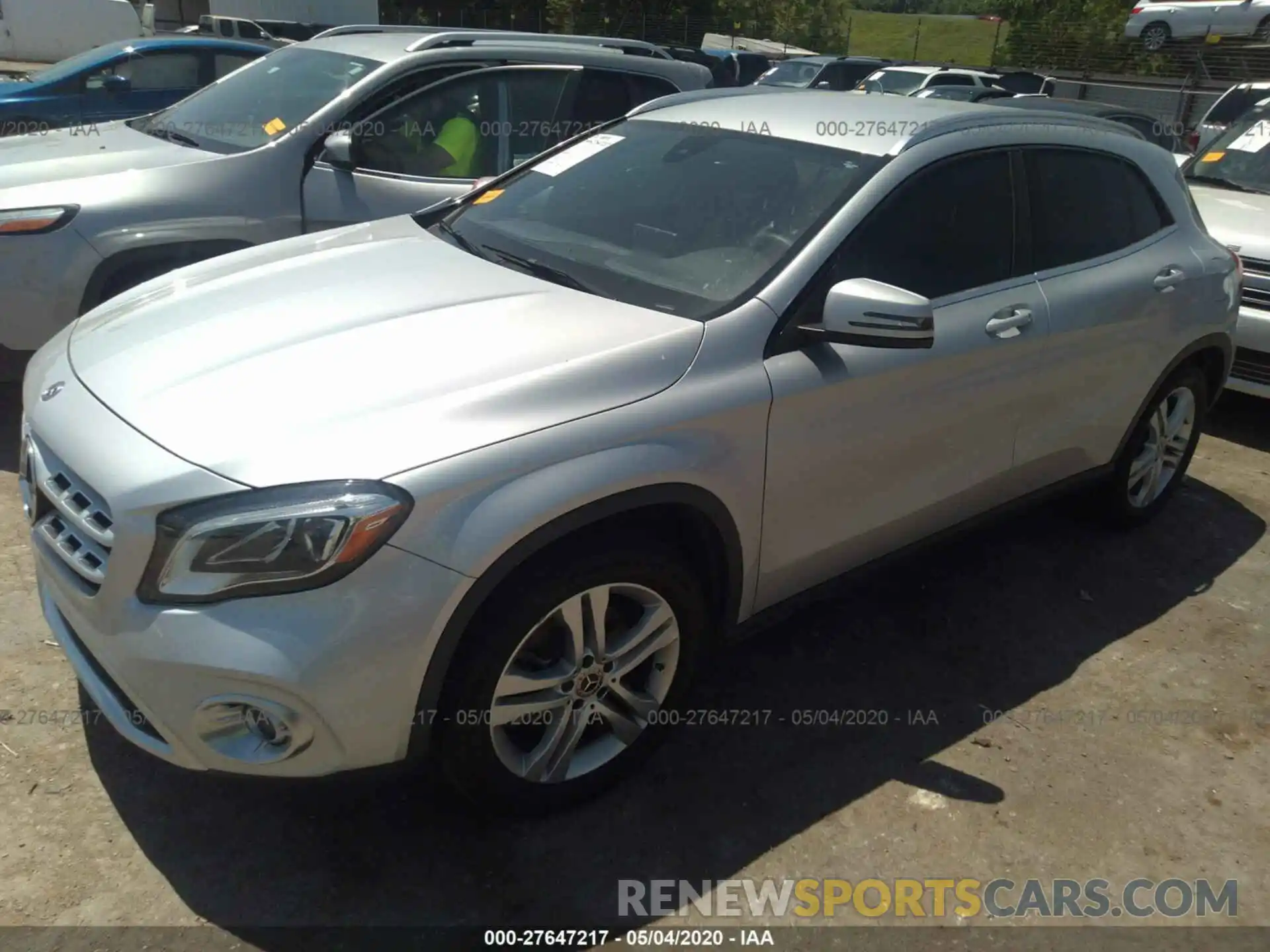 2 Фотография поврежденного автомобиля WDCTG4EB1KU007037 MERCEDES-BENZ GLA 2019