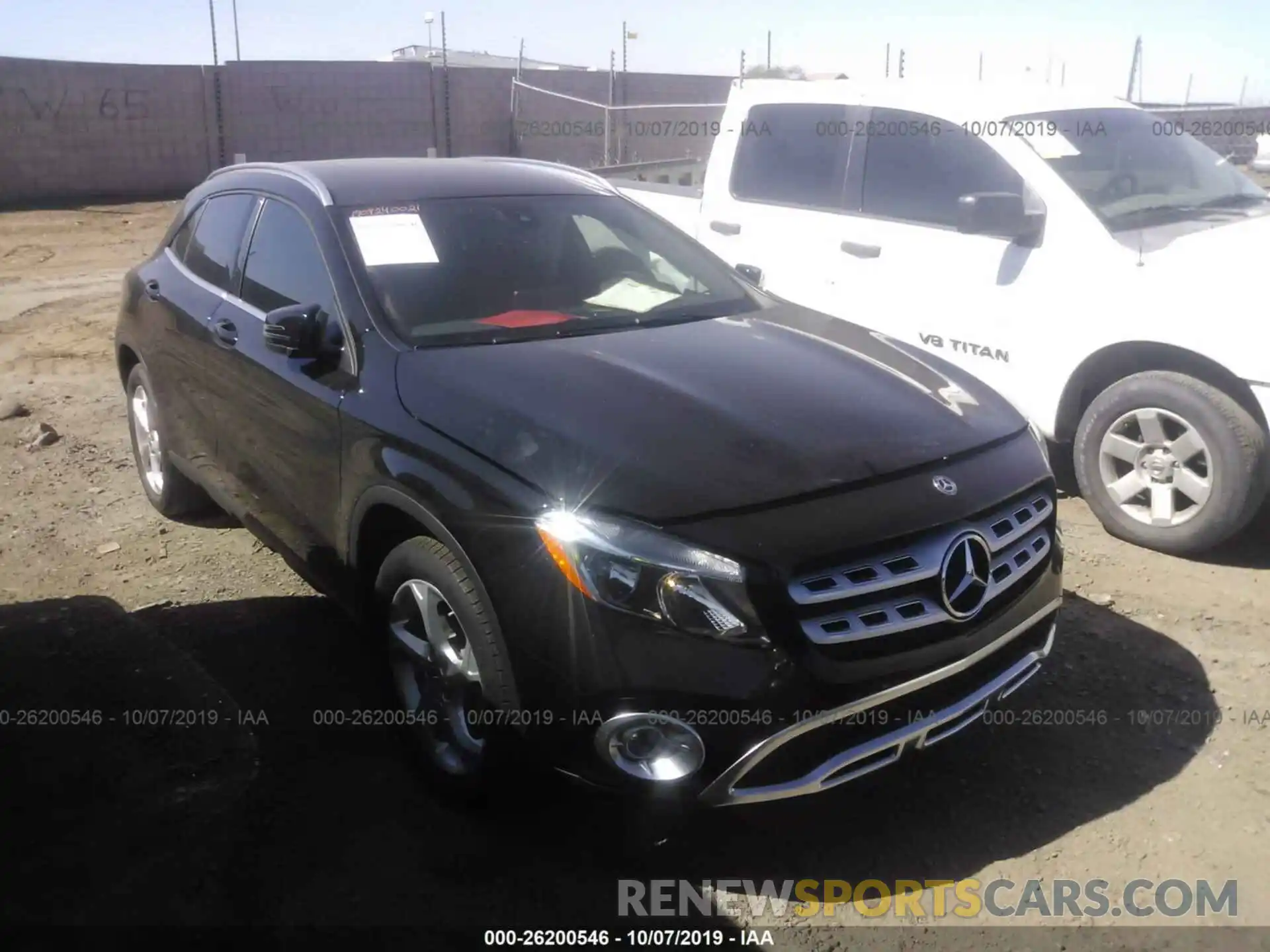 1 Photograph of a damaged car WDCTG4EB2KU001456 MERCEDES-BENZ GLA 2019