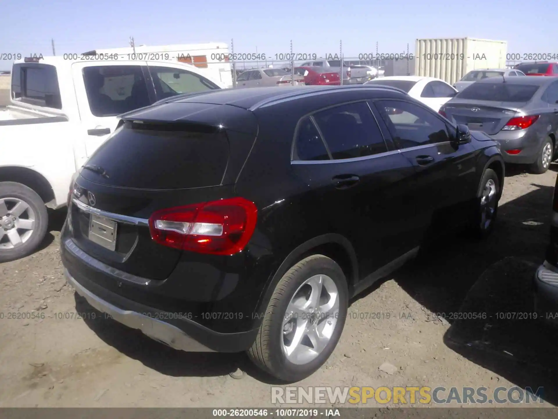 4 Photograph of a damaged car WDCTG4EB2KU001456 MERCEDES-BENZ GLA 2019