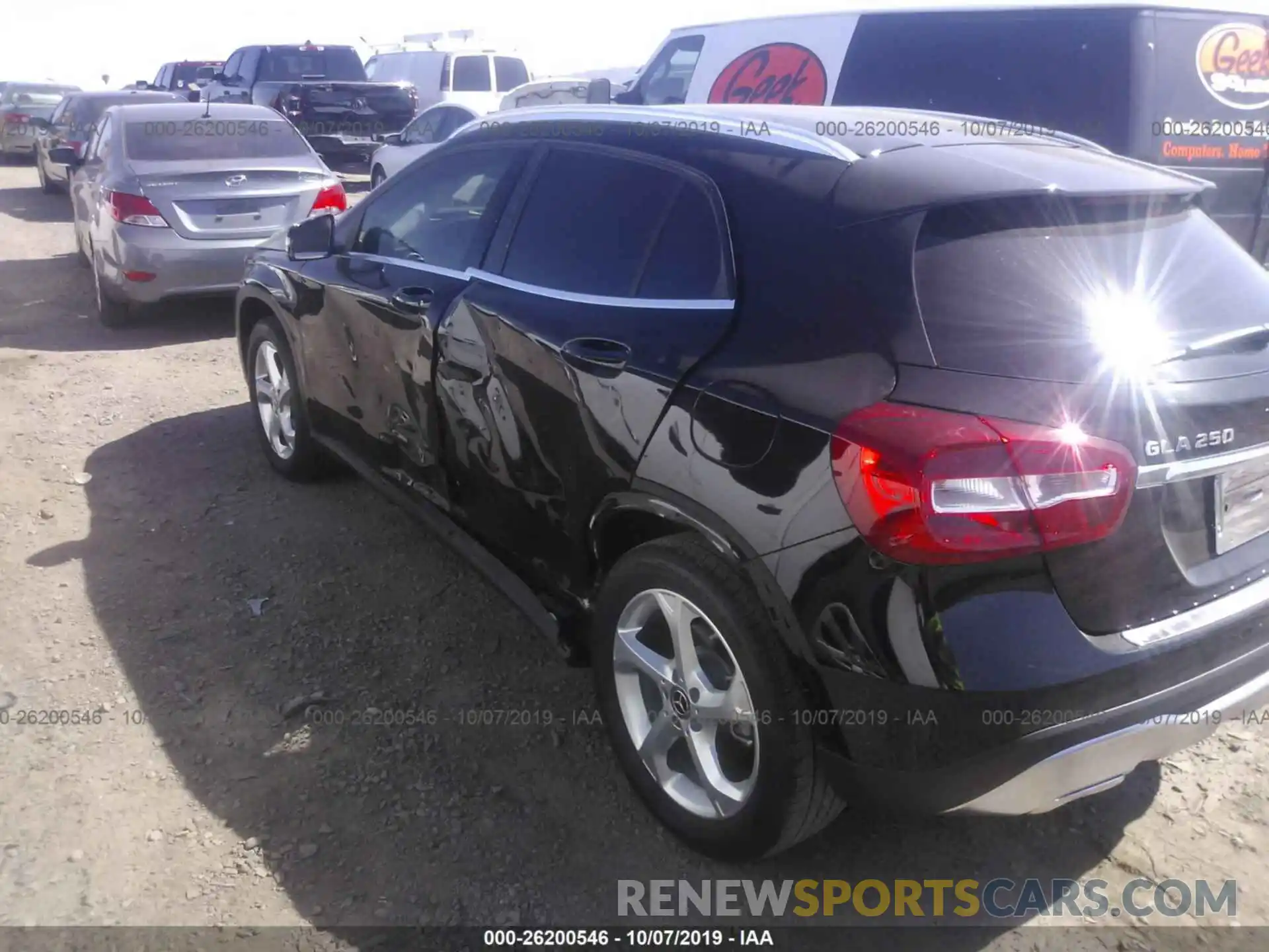 6 Photograph of a damaged car WDCTG4EB2KU001456 MERCEDES-BENZ GLA 2019