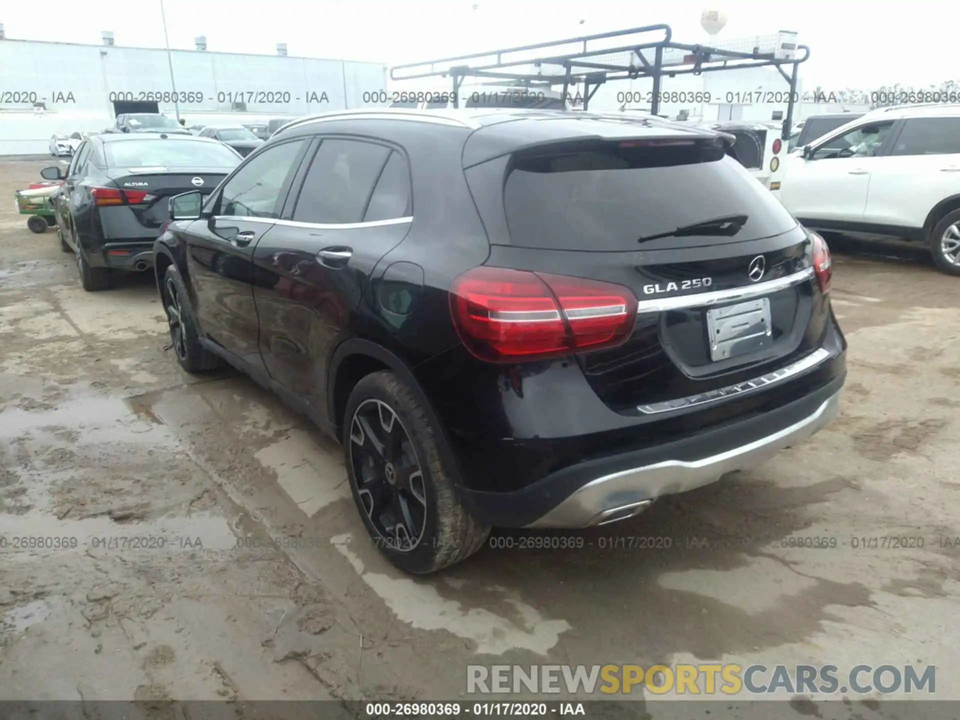 3 Photograph of a damaged car WDCTG4EB2KU003028 MERCEDES-BENZ GLA 2019