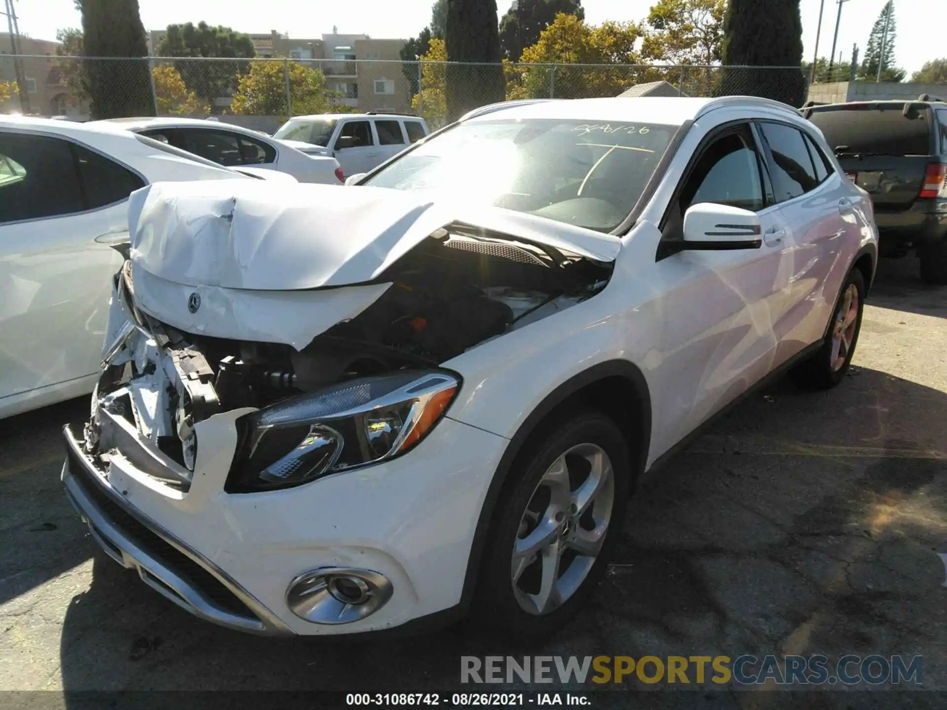 2 Photograph of a damaged car WDCTG4EB2KU004504 MERCEDES-BENZ GLA 2019