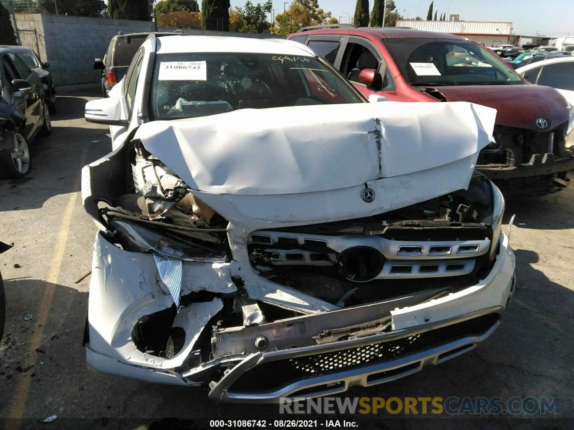 6 Photograph of a damaged car WDCTG4EB2KU004504 MERCEDES-BENZ GLA 2019