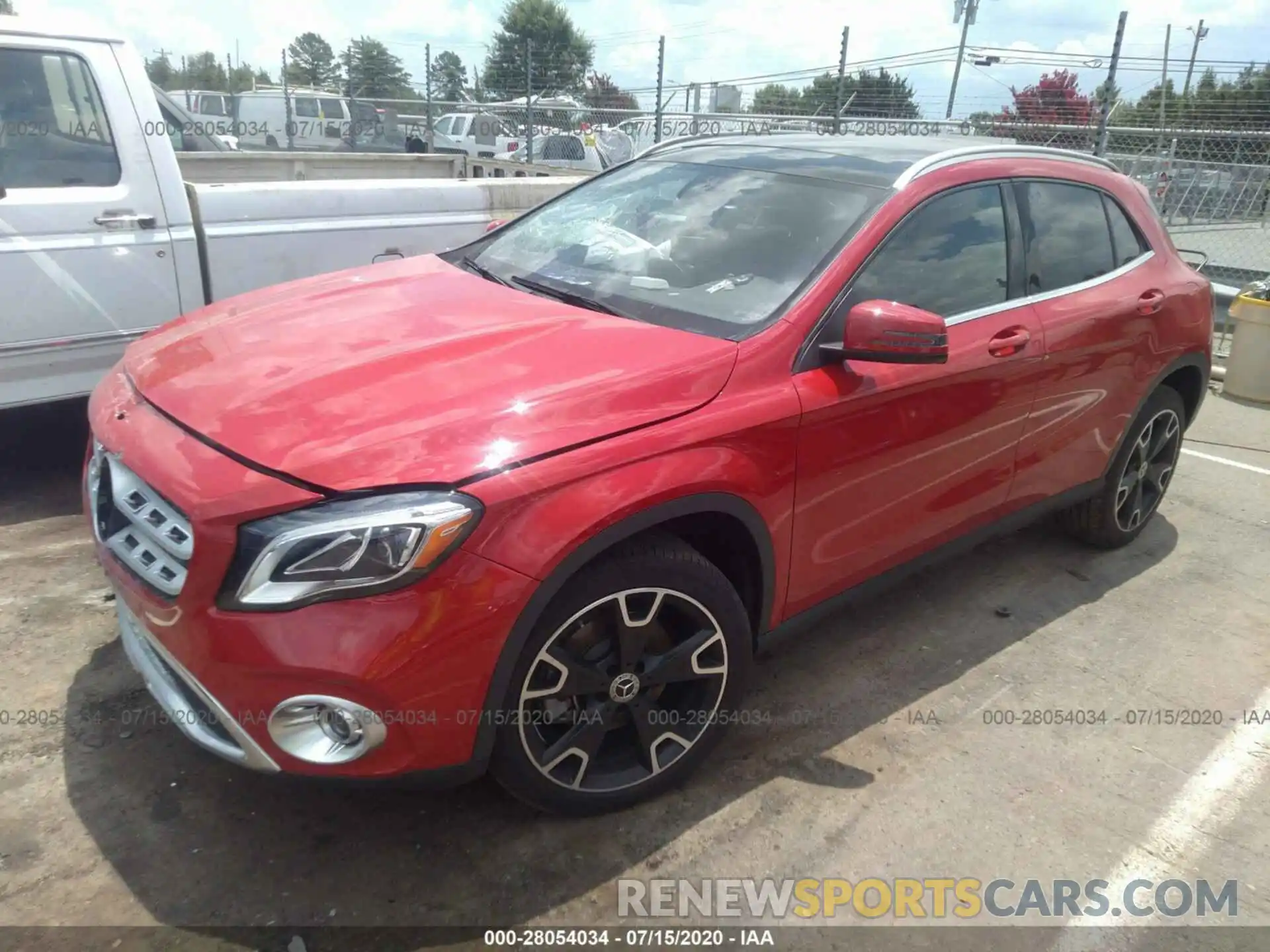 2 Photograph of a damaged car WDCTG4EB2KU005801 MERCEDES-BENZ GLA 2019