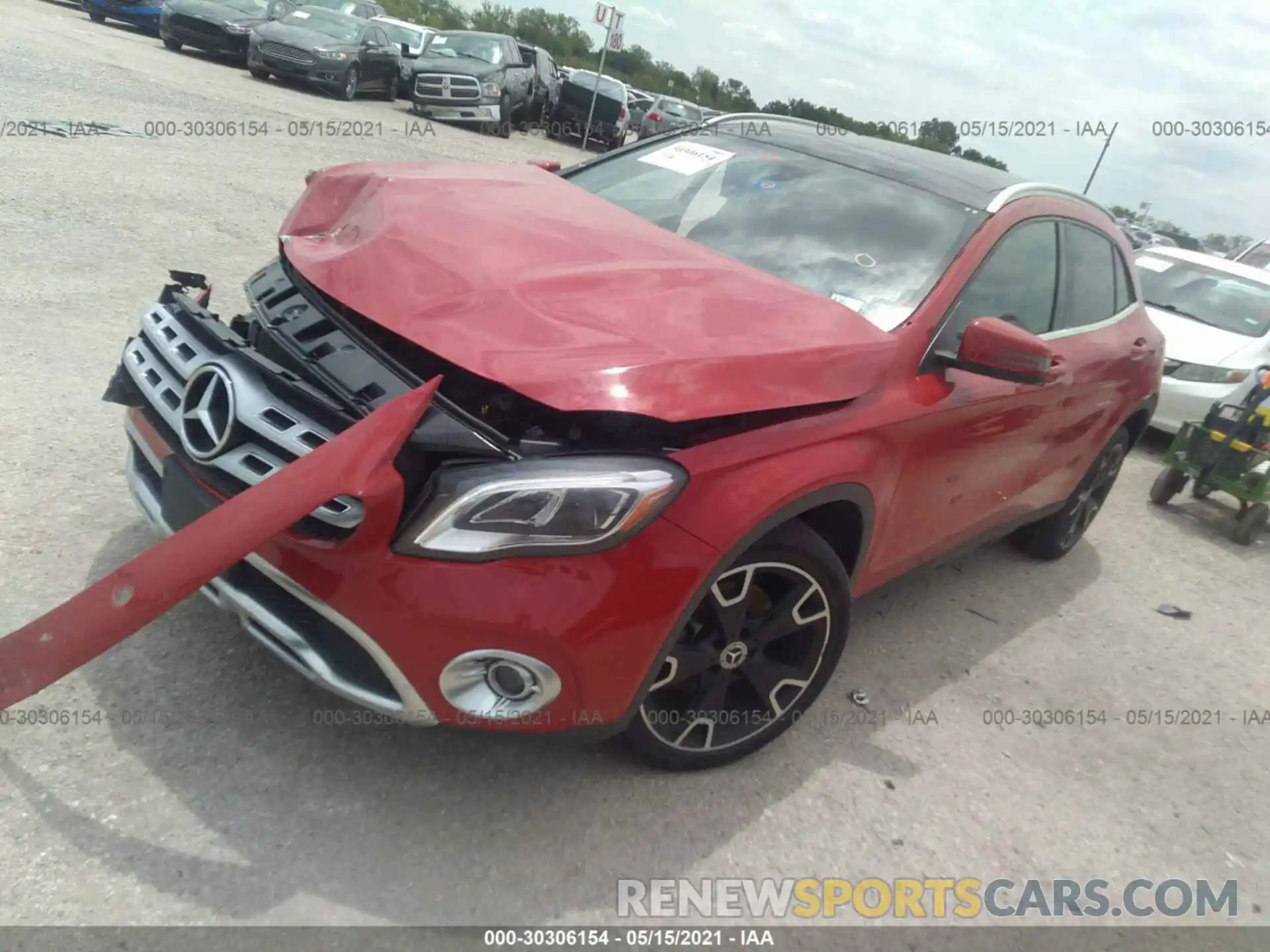 2 Фотография поврежденного автомобиля WDCTG4EB2KU020721 MERCEDES-BENZ GLA 2019