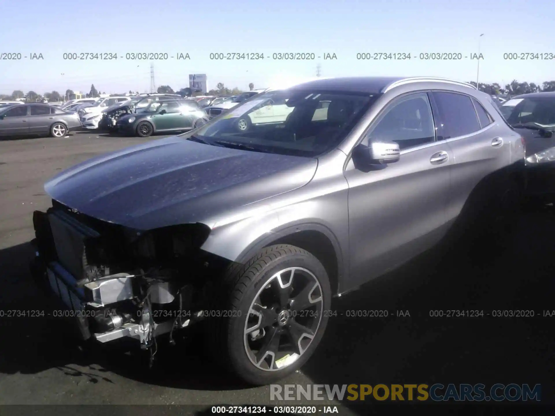 2 Photograph of a damaged car WDCTG4EB3KJ600285 MERCEDES-BENZ GLA 2019