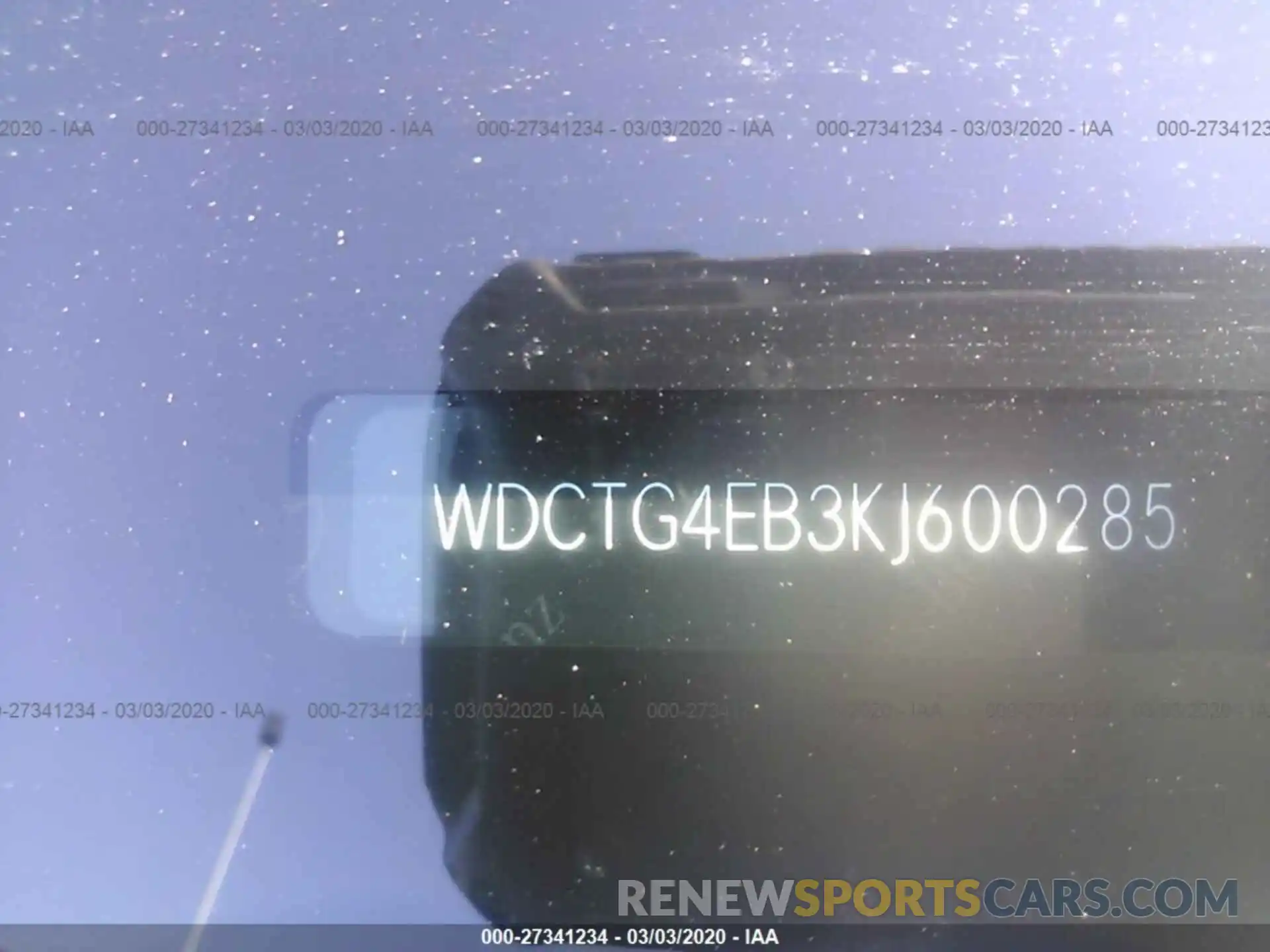 9 Photograph of a damaged car WDCTG4EB3KJ600285 MERCEDES-BENZ GLA 2019