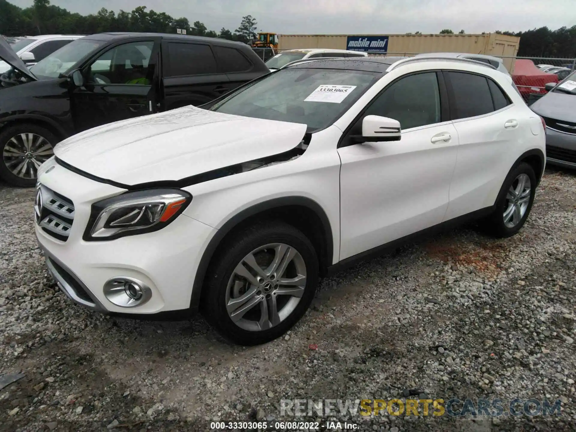 2 Photograph of a damaged car WDCTG4EB3KU003717 MERCEDES-BENZ GLA 2019