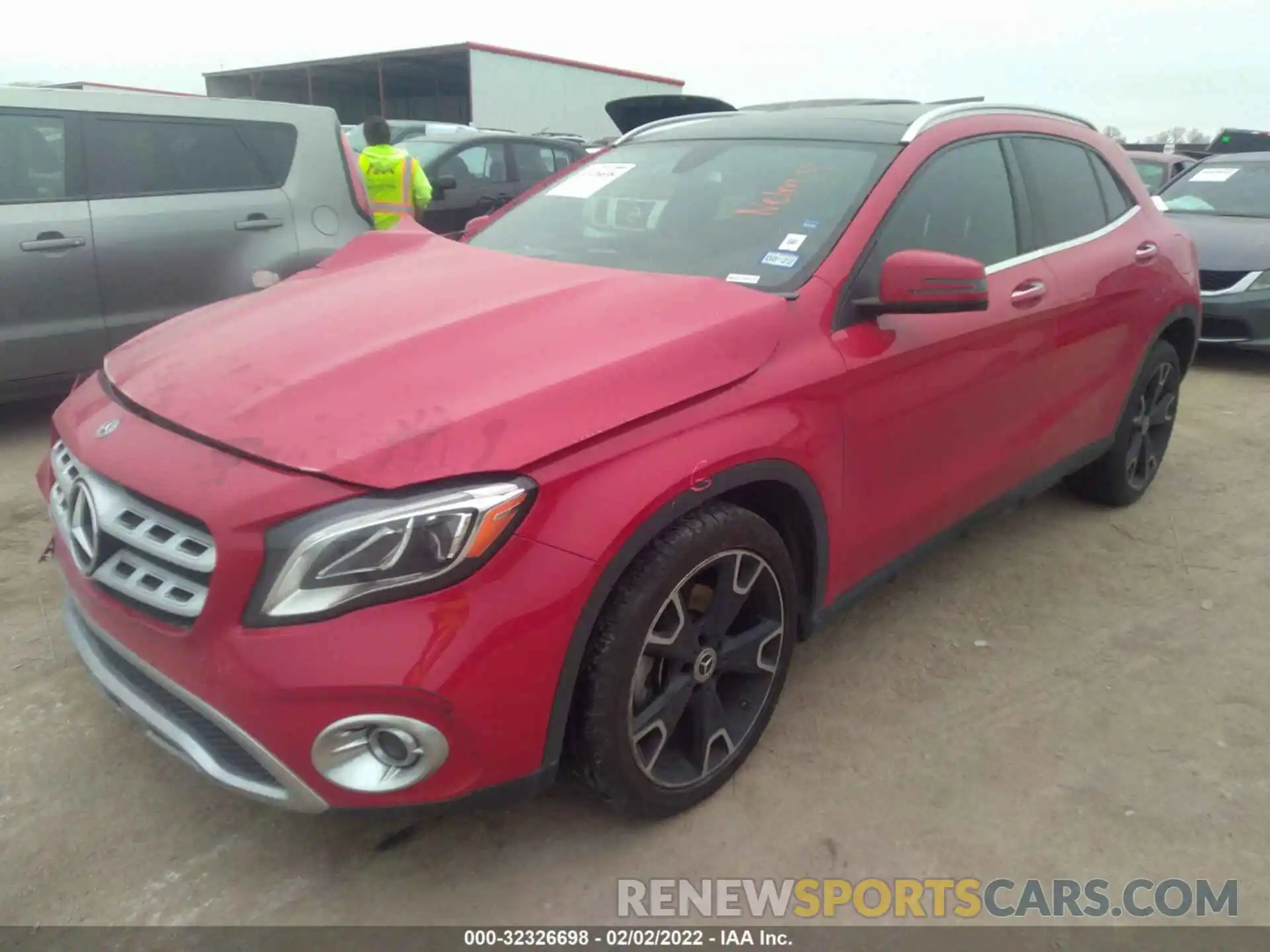 2 Фотография поврежденного автомобиля WDCTG4EB3KU009971 MERCEDES-BENZ GLA 2019