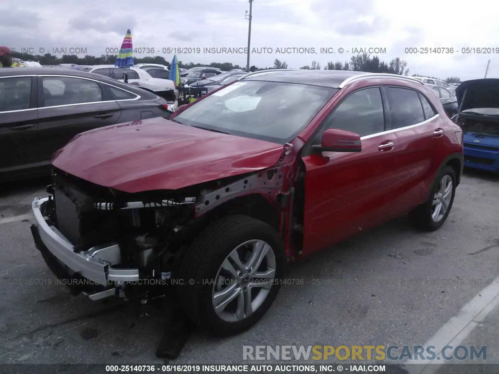 2 Photograph of a damaged car WDCTG4EB3KU011204 MERCEDES-BENZ GLA 2019