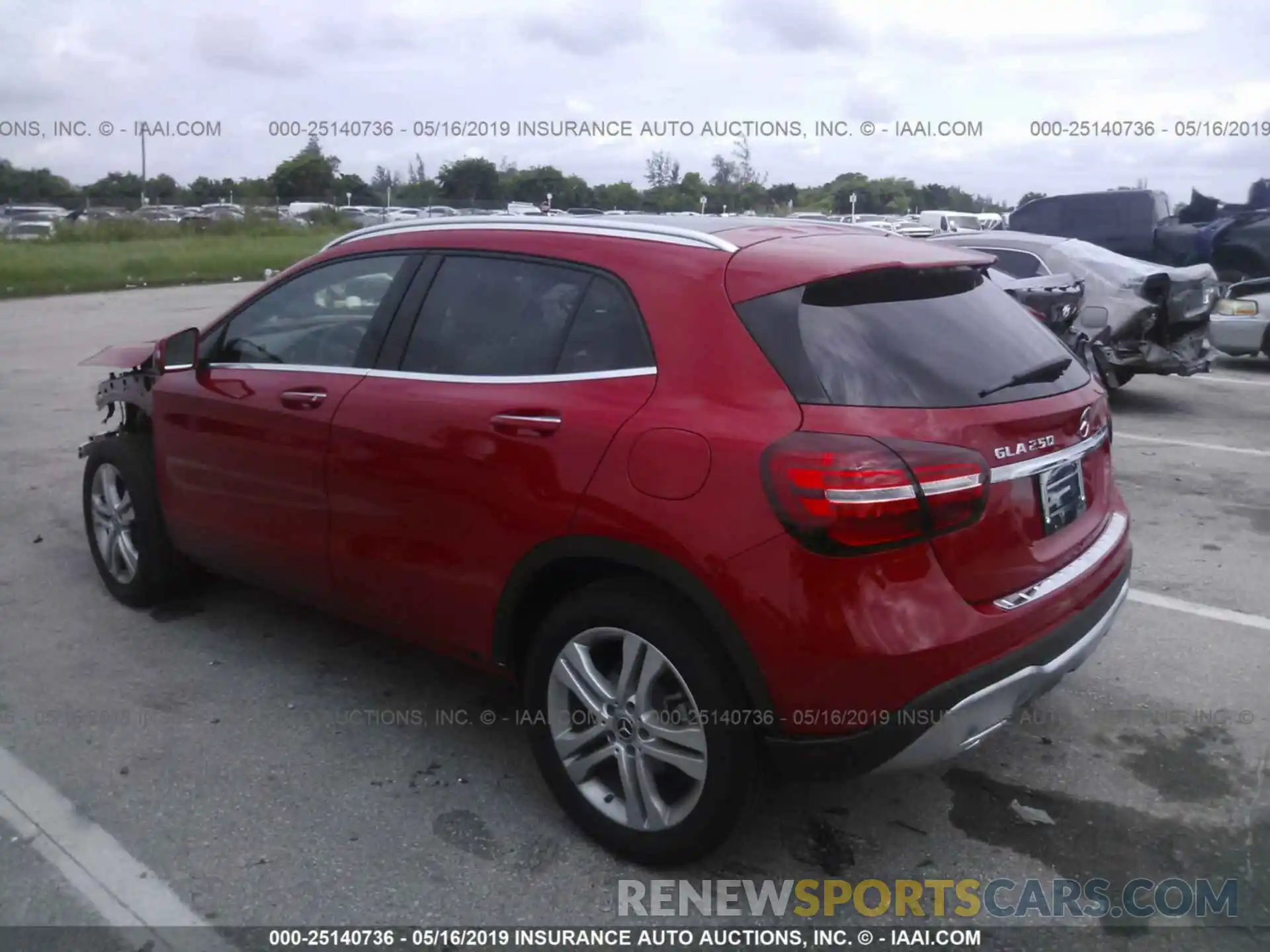 3 Photograph of a damaged car WDCTG4EB3KU011204 MERCEDES-BENZ GLA 2019