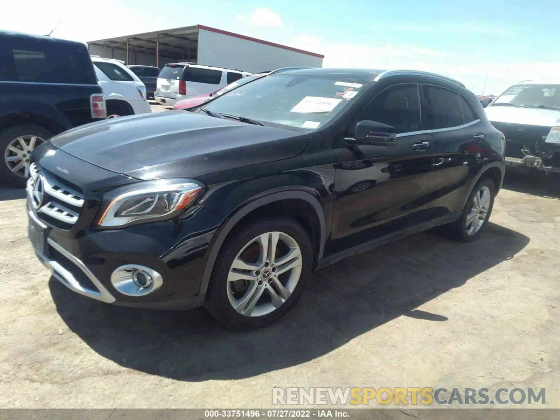 2 Photograph of a damaged car WDCTG4EB5KU008319 MERCEDES-BENZ GLA 2019