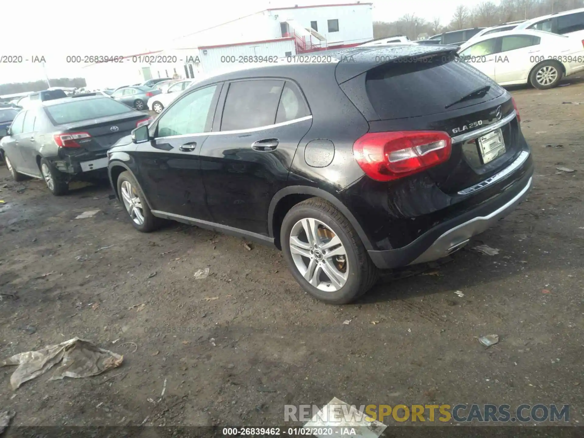 3 Фотография поврежденного автомобиля WDCTG4EB5KU009437 MERCEDES-BENZ GLA 2019