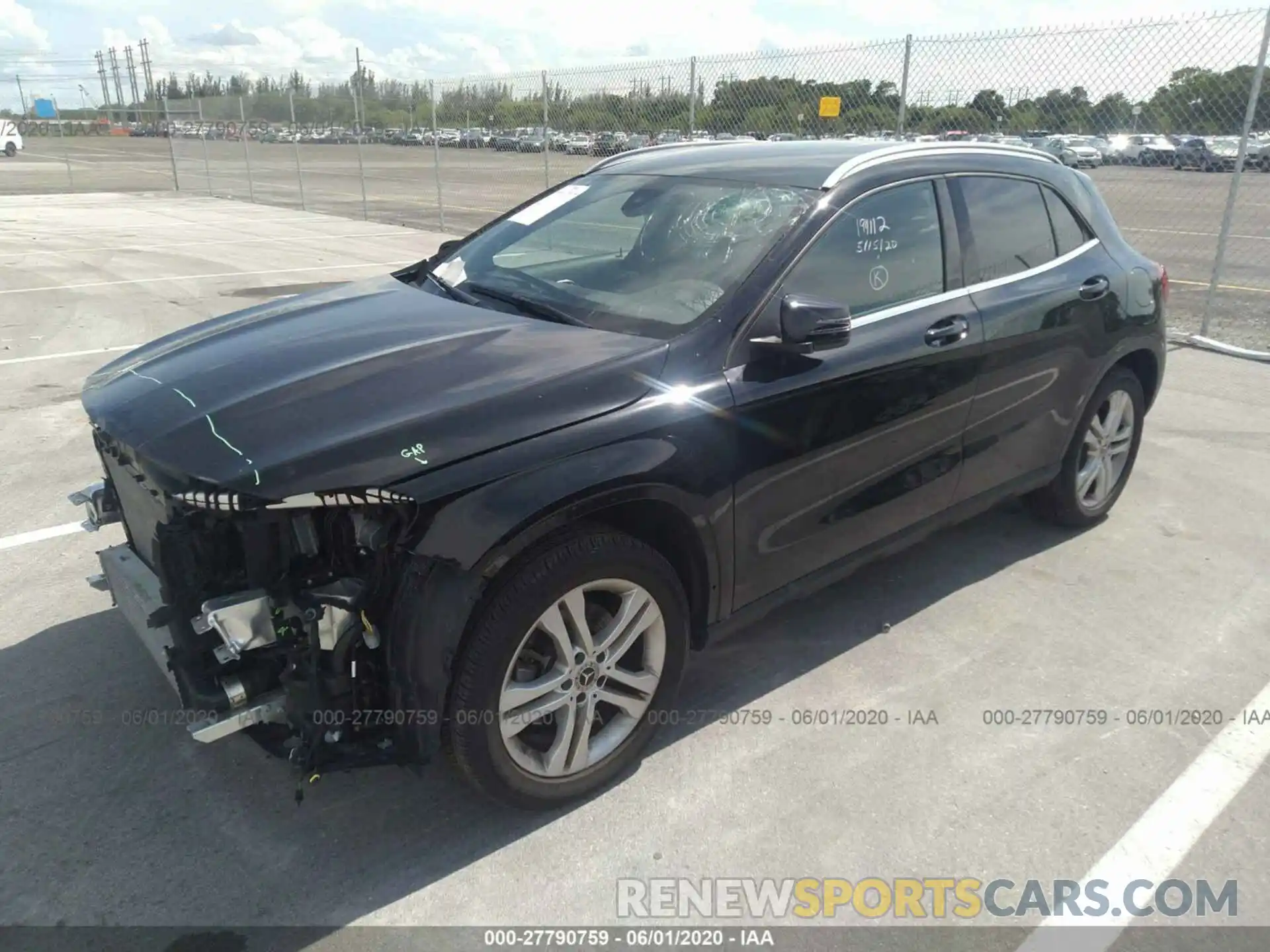 2 Photograph of a damaged car WDCTG4EB5KU010149 MERCEDES-BENZ GLA 2019