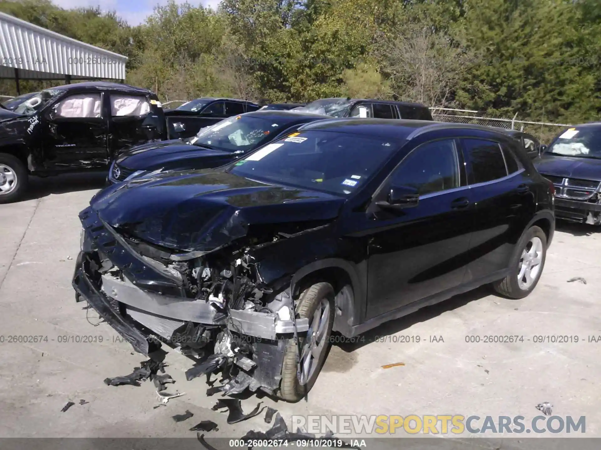 2 Photograph of a damaged car WDCTG4EB6KJ574832 MERCEDES-BENZ GLA 2019