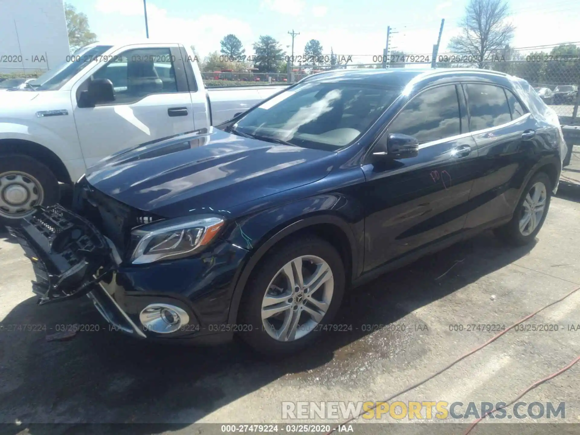 2 Photograph of a damaged car WDCTG4EB6KU000956 MERCEDES-BENZ GLA 2019