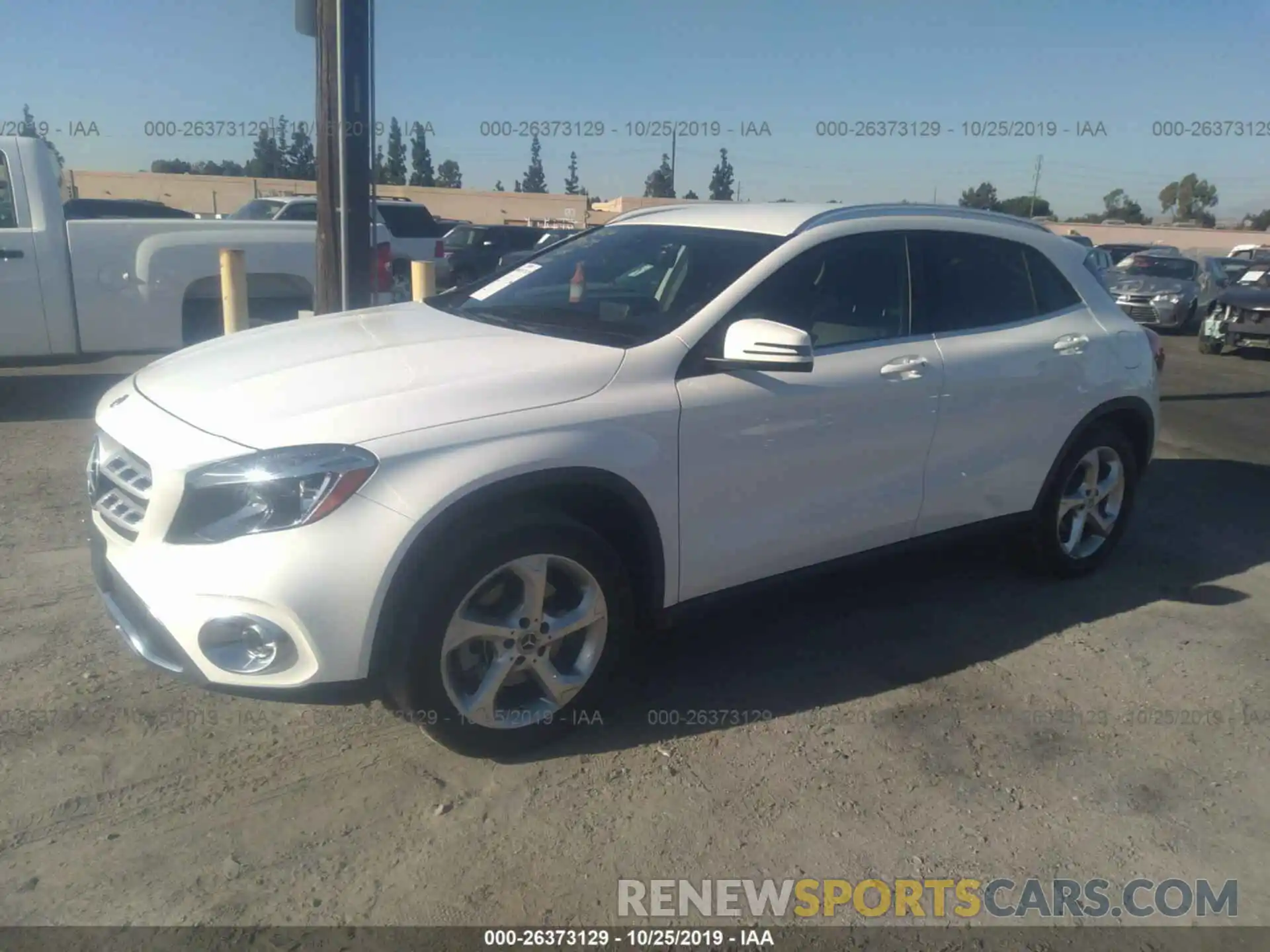 2 Photograph of a damaged car WDCTG4EB6KU002223 MERCEDES-BENZ GLA 2019