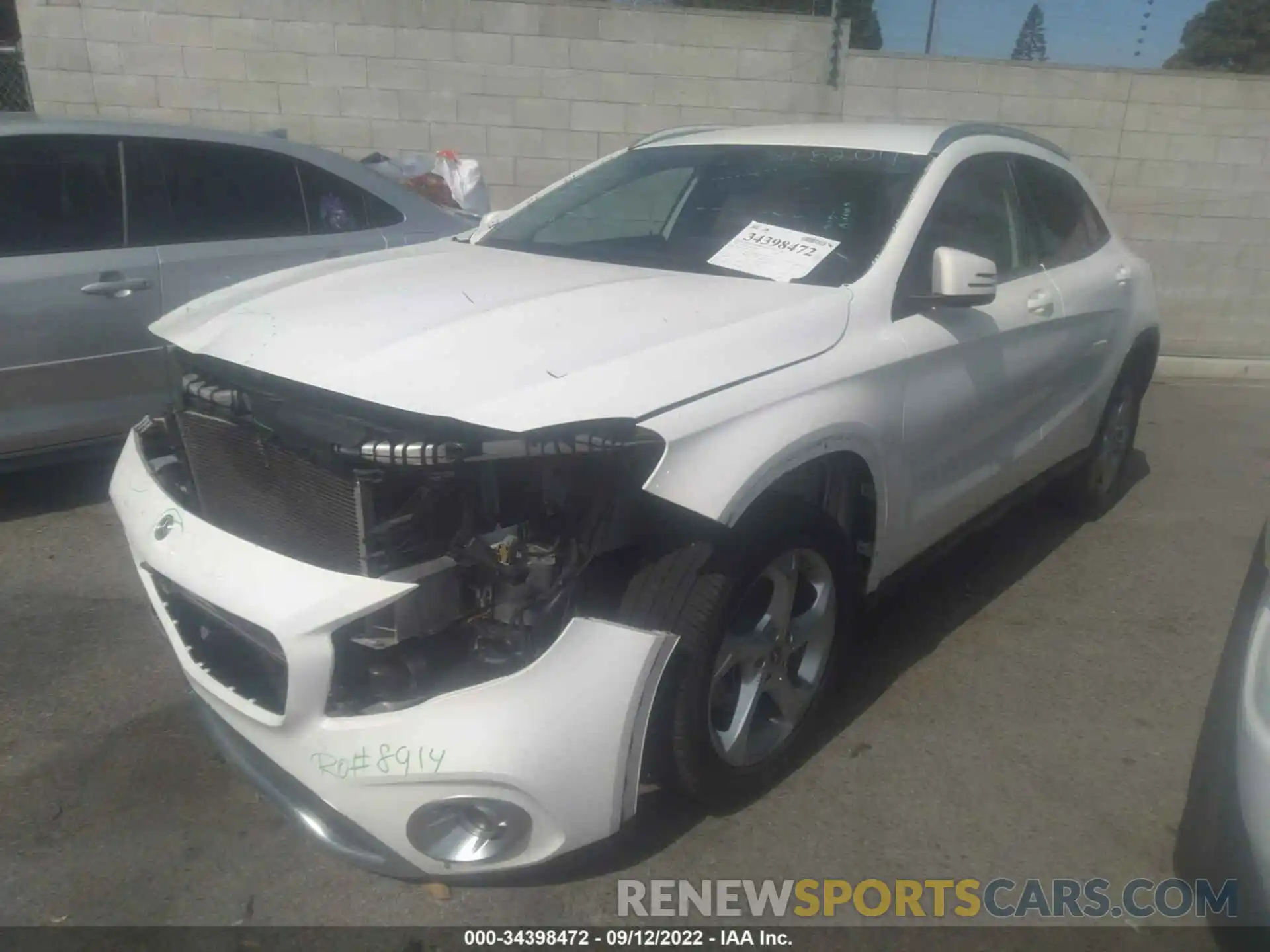 2 Photograph of a damaged car WDCTG4EB6KU005204 MERCEDES-BENZ GLA 2019