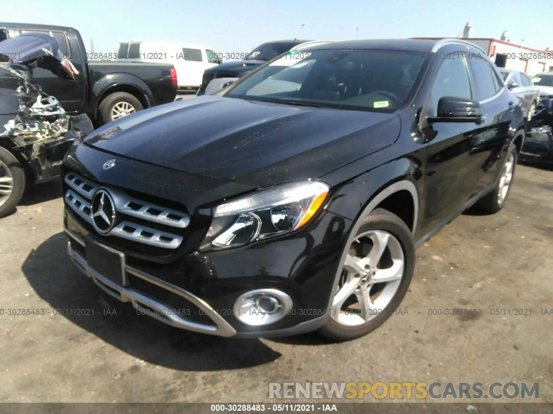 2 Фотография поврежденного автомобиля WDCTG4EB6KU008720 MERCEDES-BENZ GLA 2019