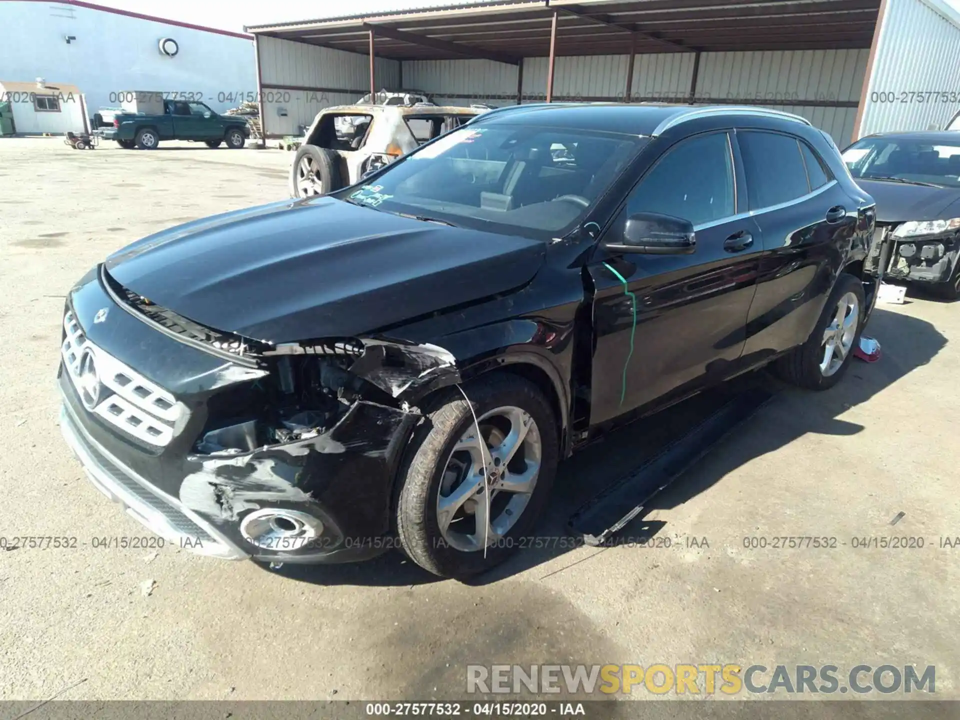 2 Photograph of a damaged car WDCTG4EB6KU014825 MERCEDES-BENZ GLA 2019