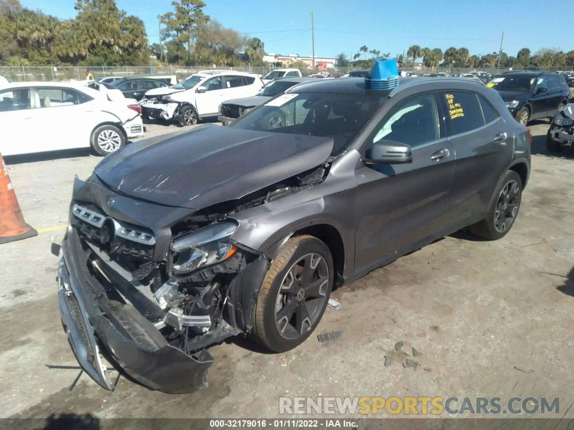 2 Photograph of a damaged car WDCTG4EB7KJ576766 MERCEDES-BENZ GLA 2019