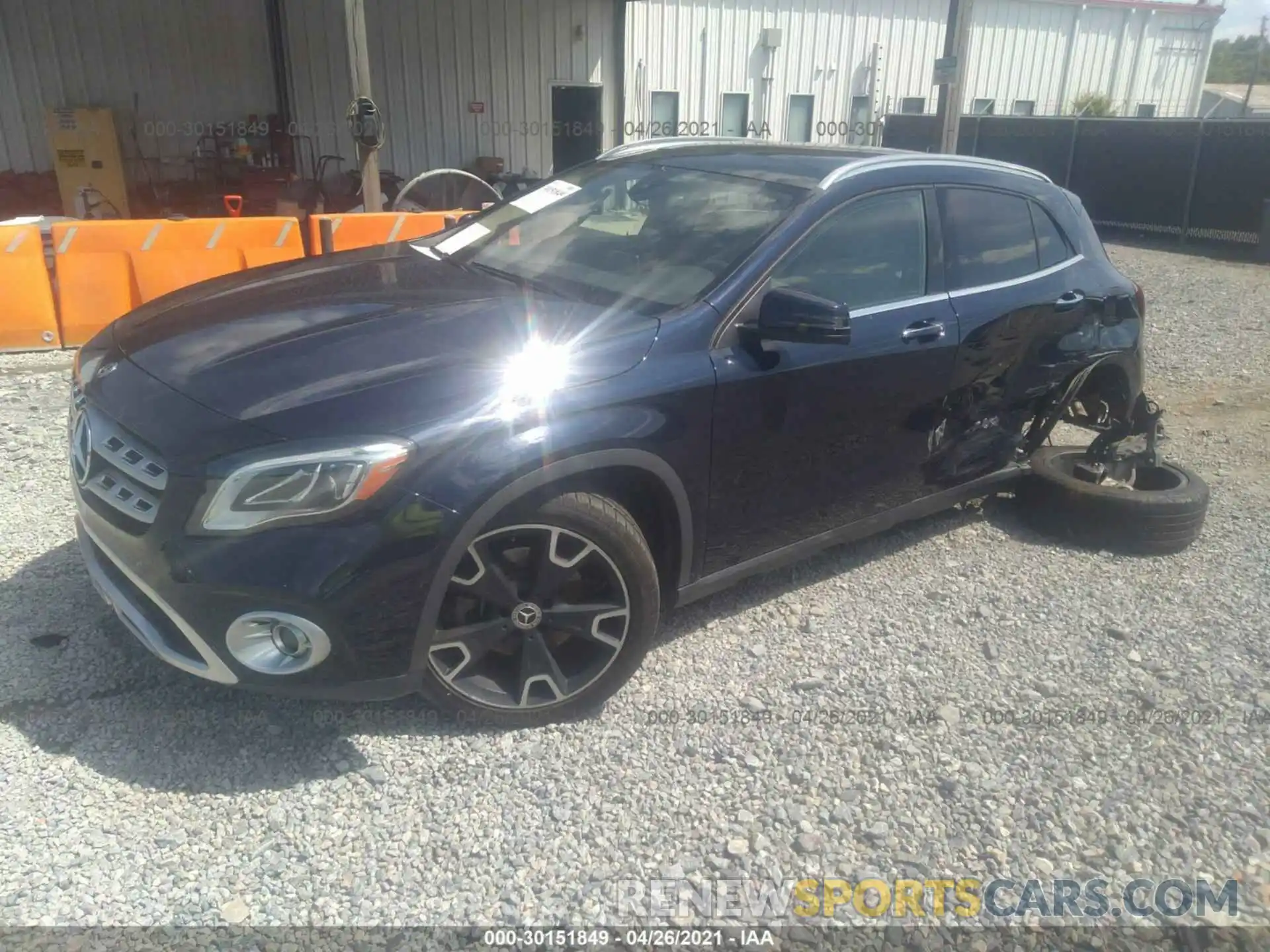 2 Фотография поврежденного автомобиля WDCTG4EB7KU003896 MERCEDES-BENZ GLA 2019