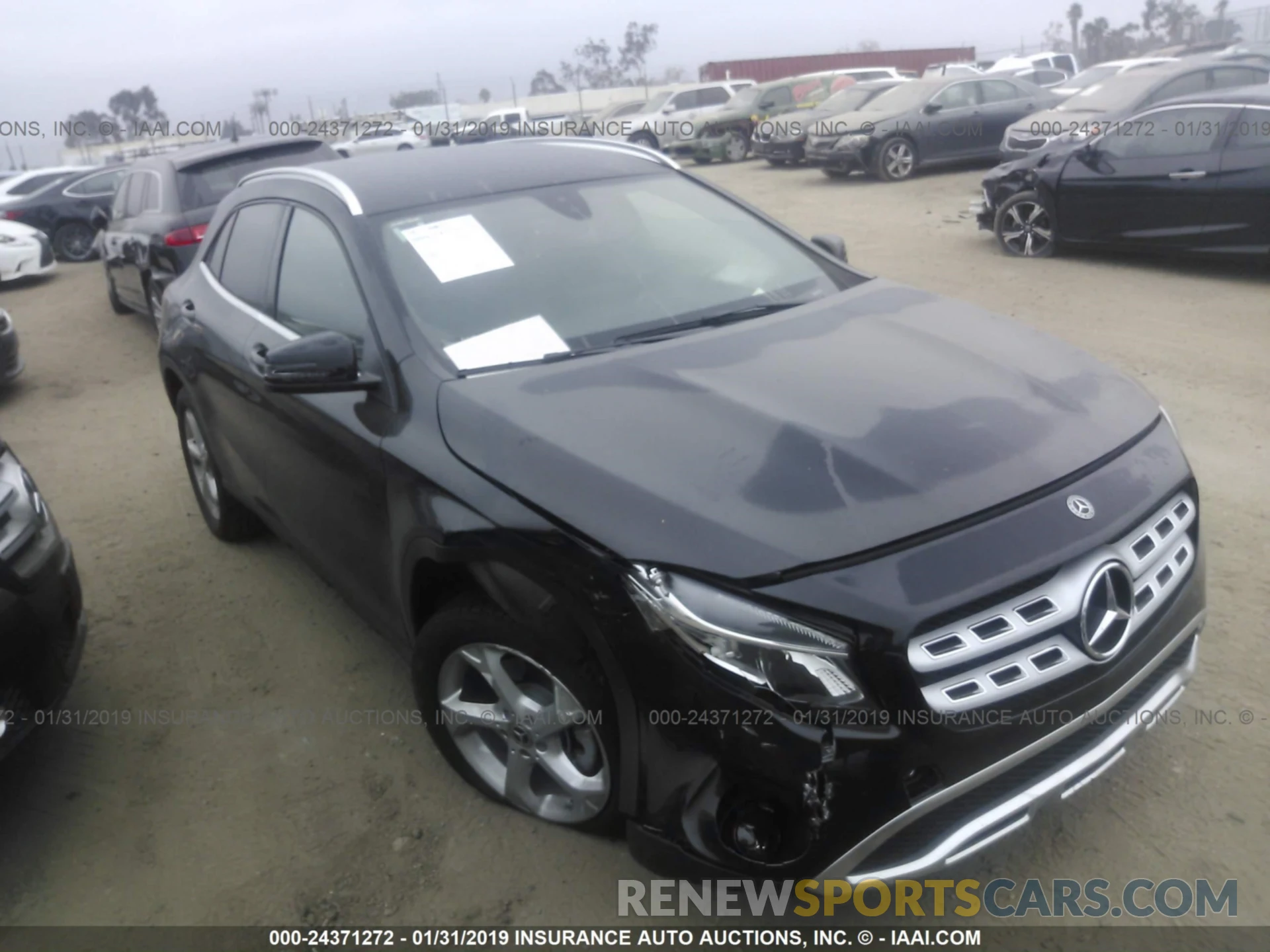 1 Photograph of a damaged car WDCTG4EB7KU005907 MERCEDES-BENZ GLA 2019