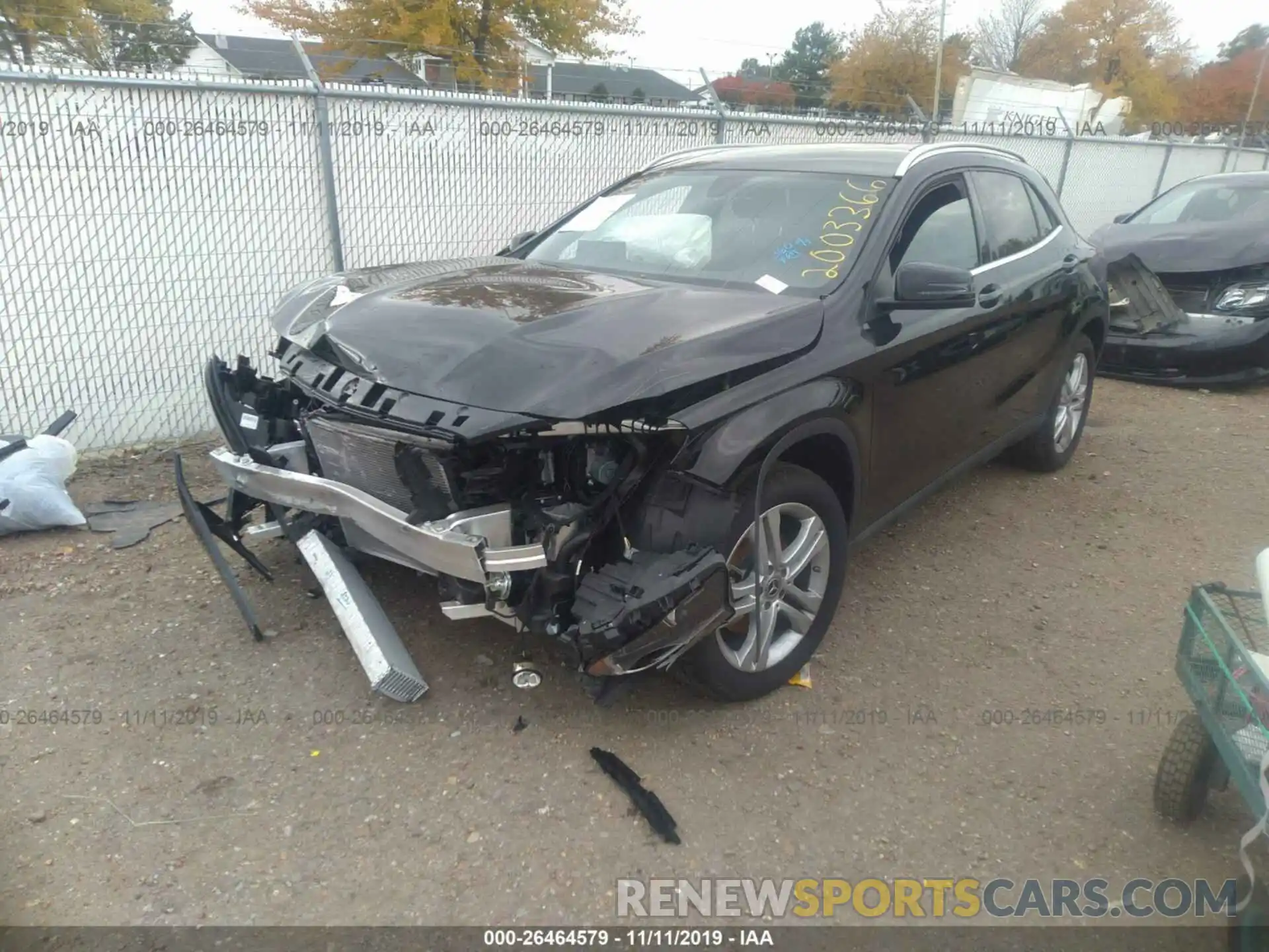 2 Photograph of a damaged car WDCTG4EB7KU008371 MERCEDES-BENZ GLA 2019