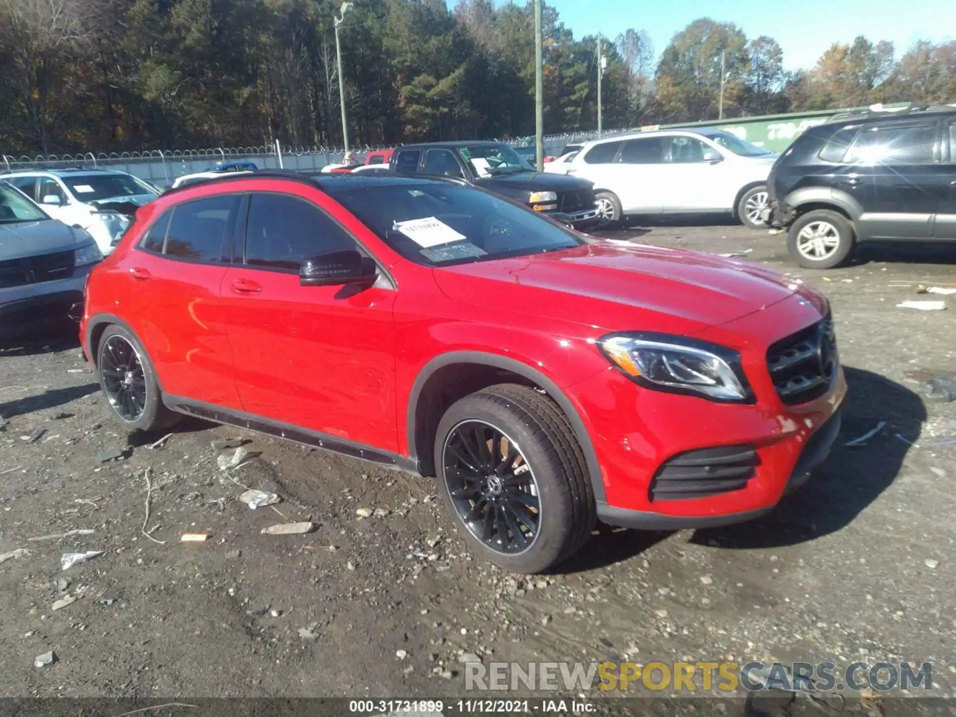 1 Photograph of a damaged car WDCTG4EB7KU012470 MERCEDES-BENZ GLA 2019