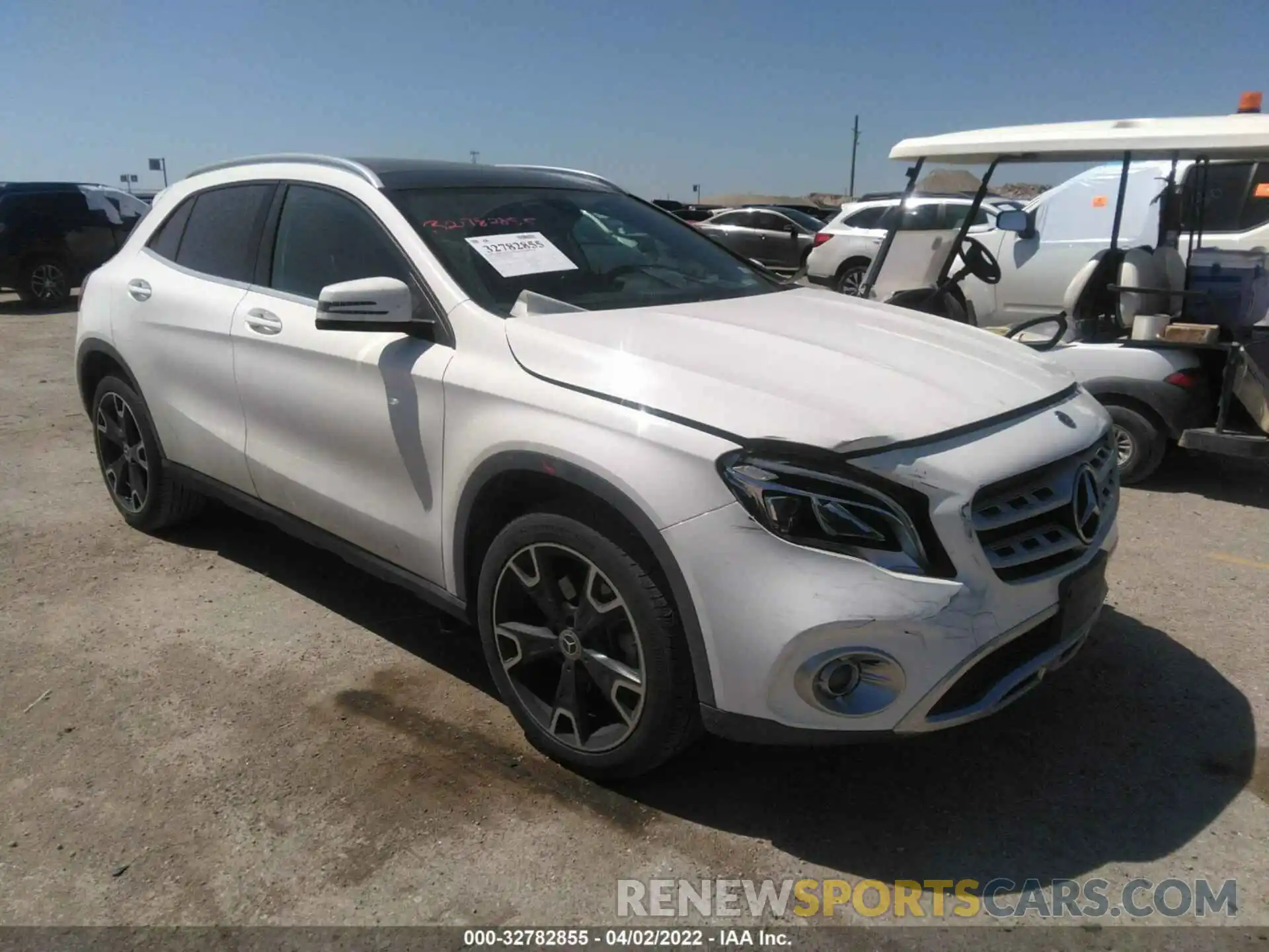 1 Фотография поврежденного автомобиля WDCTG4EB7KU014140 MERCEDES-BENZ GLA 2019