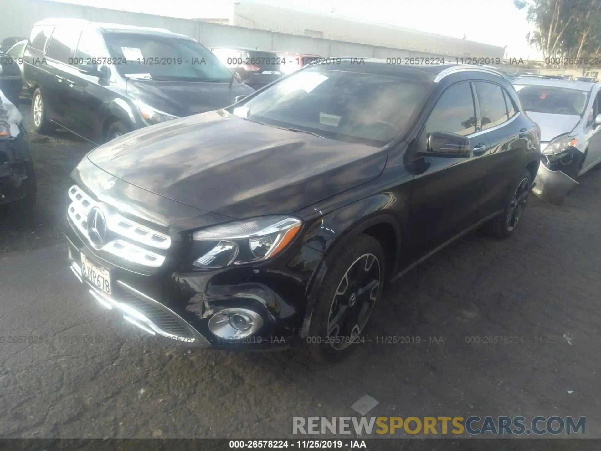 2 Photograph of a damaged car WDCTG4EB7KU015062 MERCEDES-BENZ GLA 2019