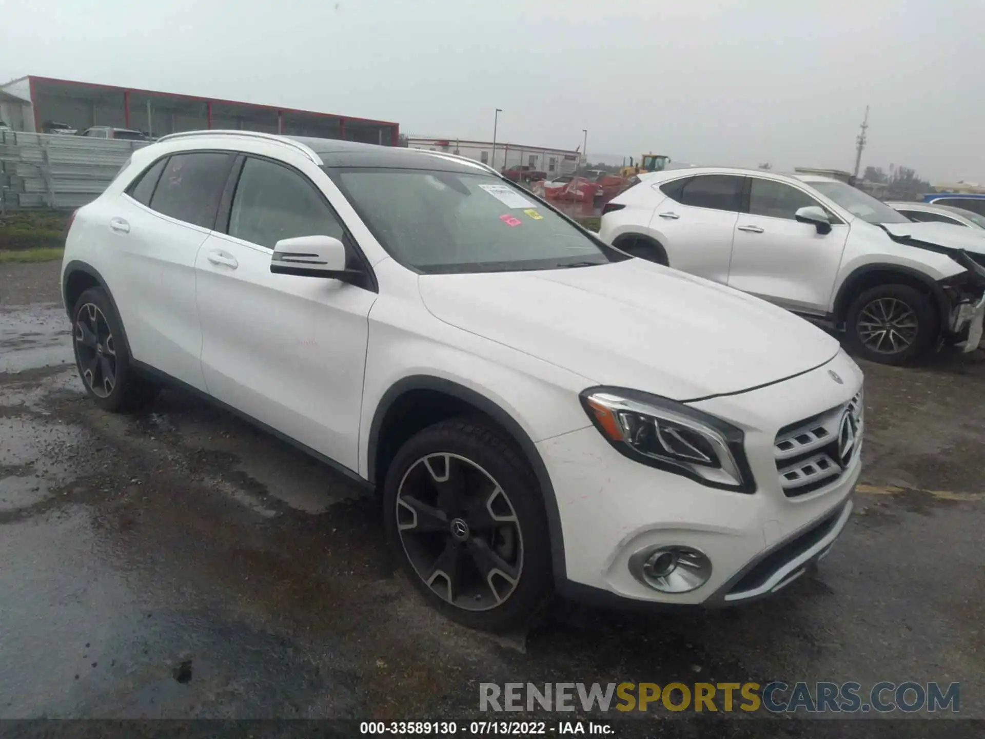 1 Photograph of a damaged car WDCTG4EB8KU001171 MERCEDES-BENZ GLA 2019