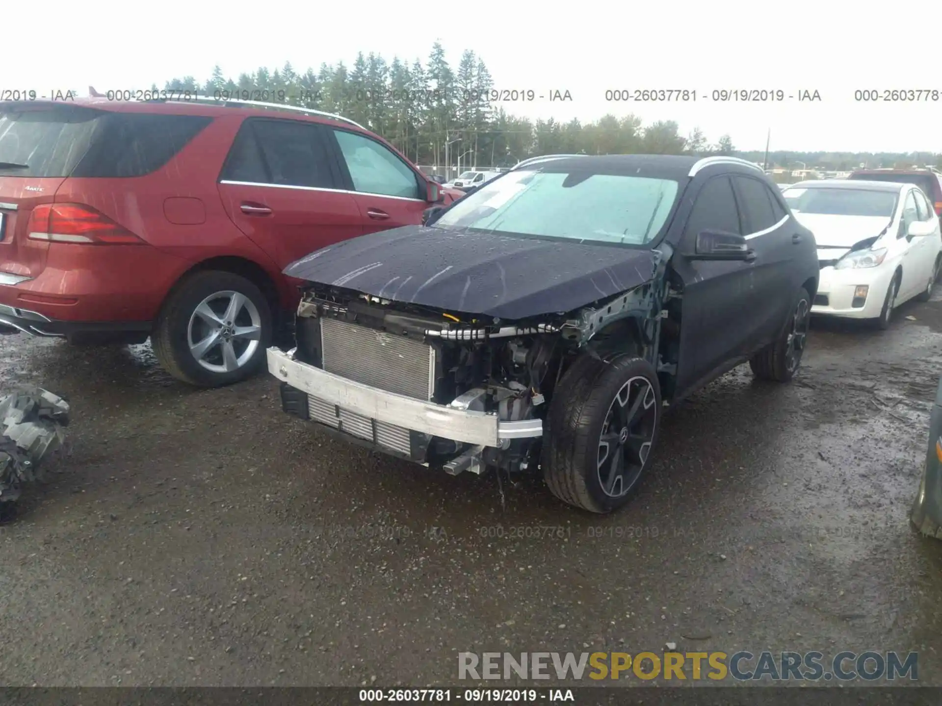 2 Photograph of a damaged car WDCTG4EB8KU001641 MERCEDES-BENZ GLA 2019