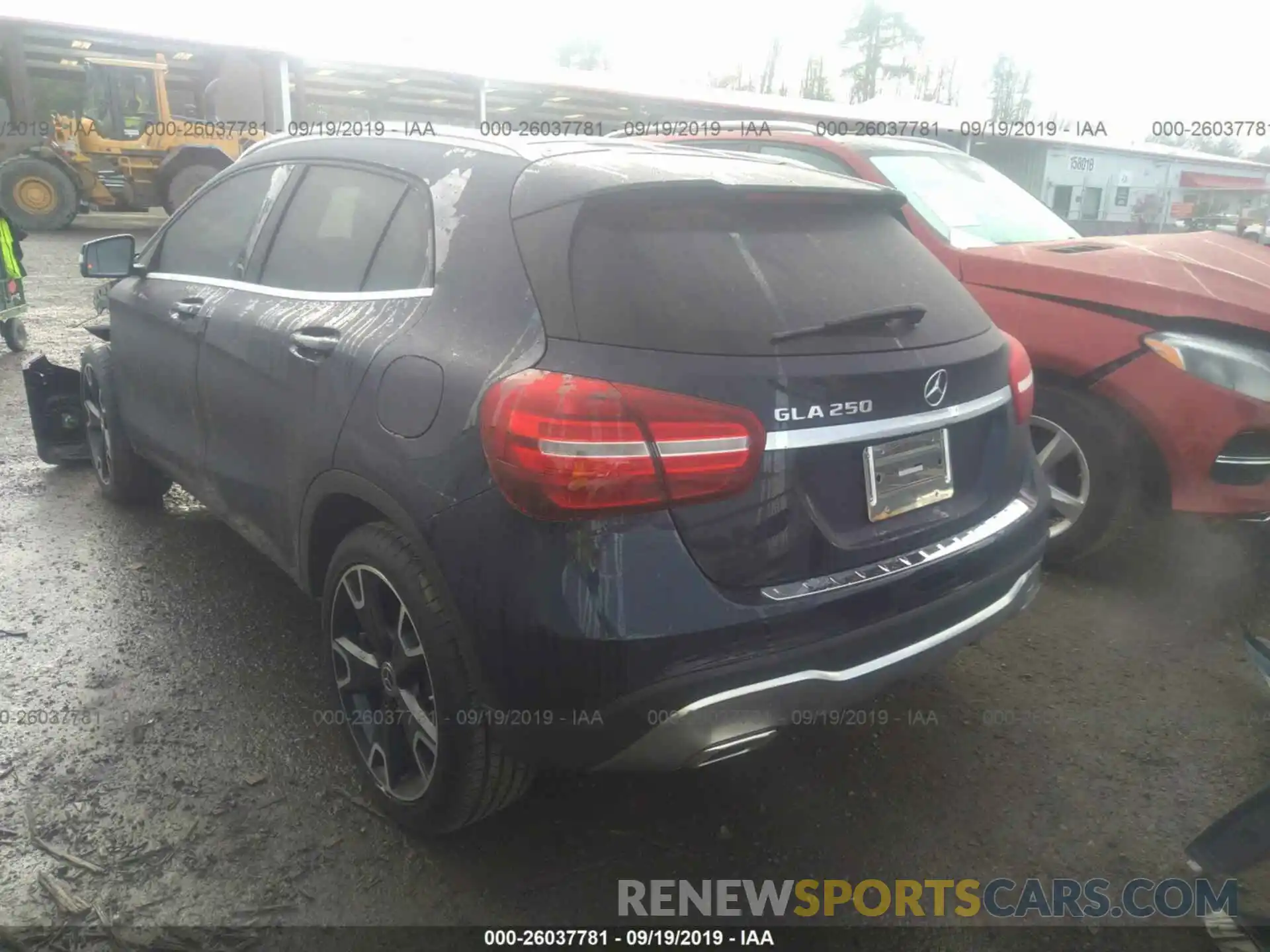 3 Photograph of a damaged car WDCTG4EB8KU001641 MERCEDES-BENZ GLA 2019