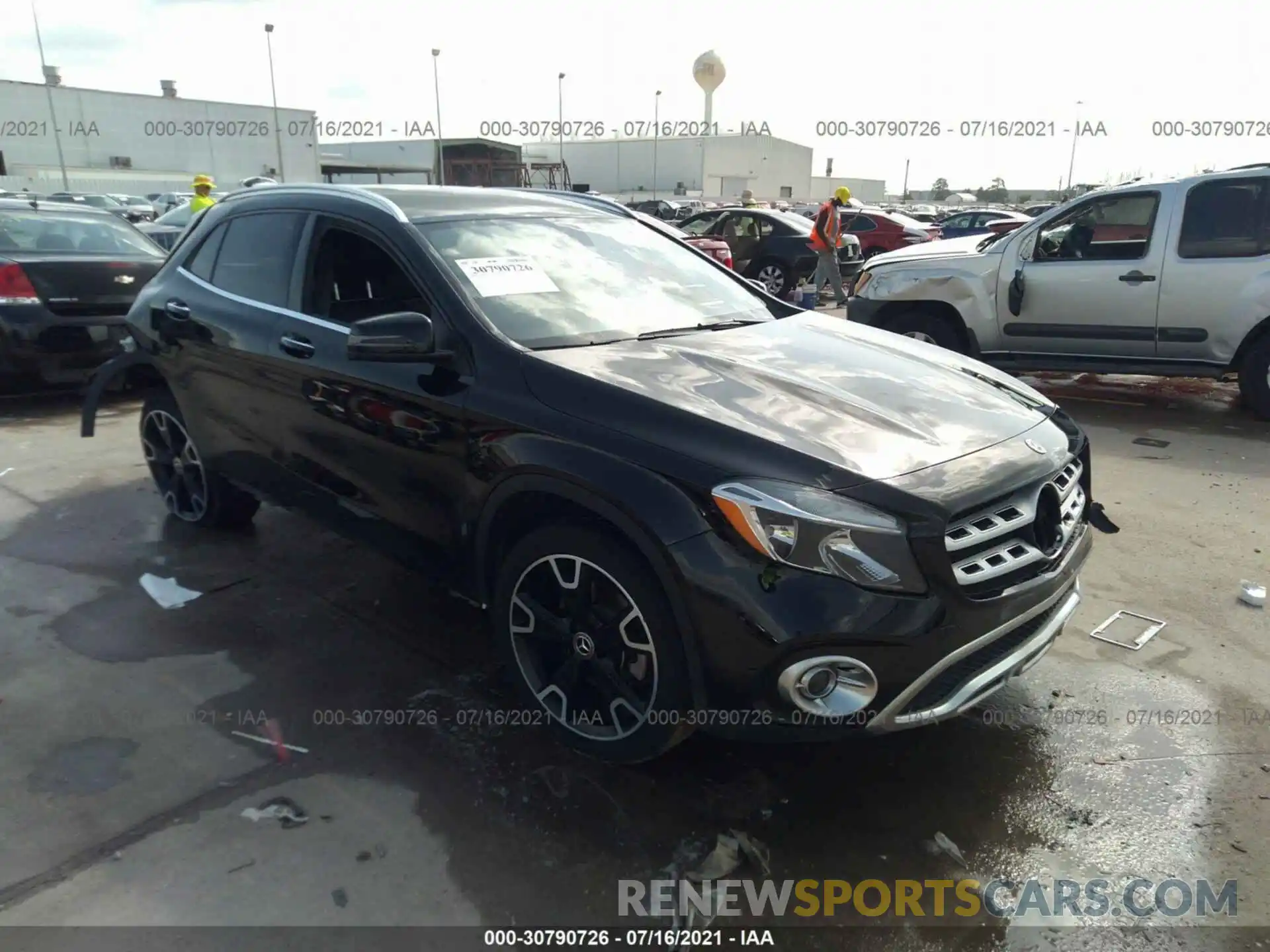 1 Photograph of a damaged car WDCTG4EB8KU007861 MERCEDES-BENZ GLA 2019