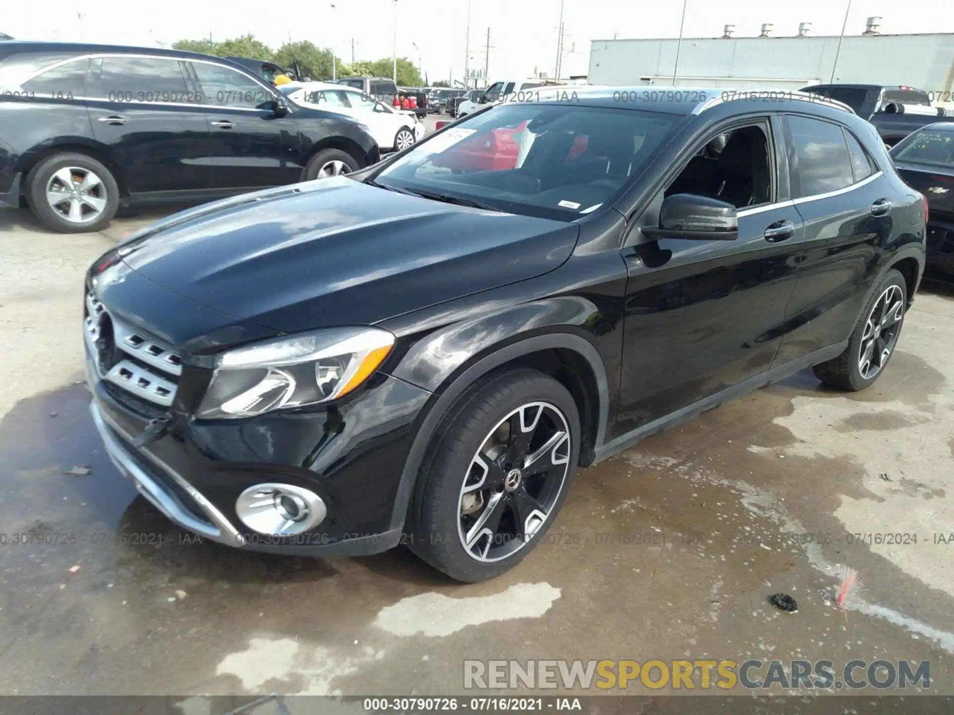 2 Фотография поврежденного автомобиля WDCTG4EB8KU007861 MERCEDES-BENZ GLA 2019