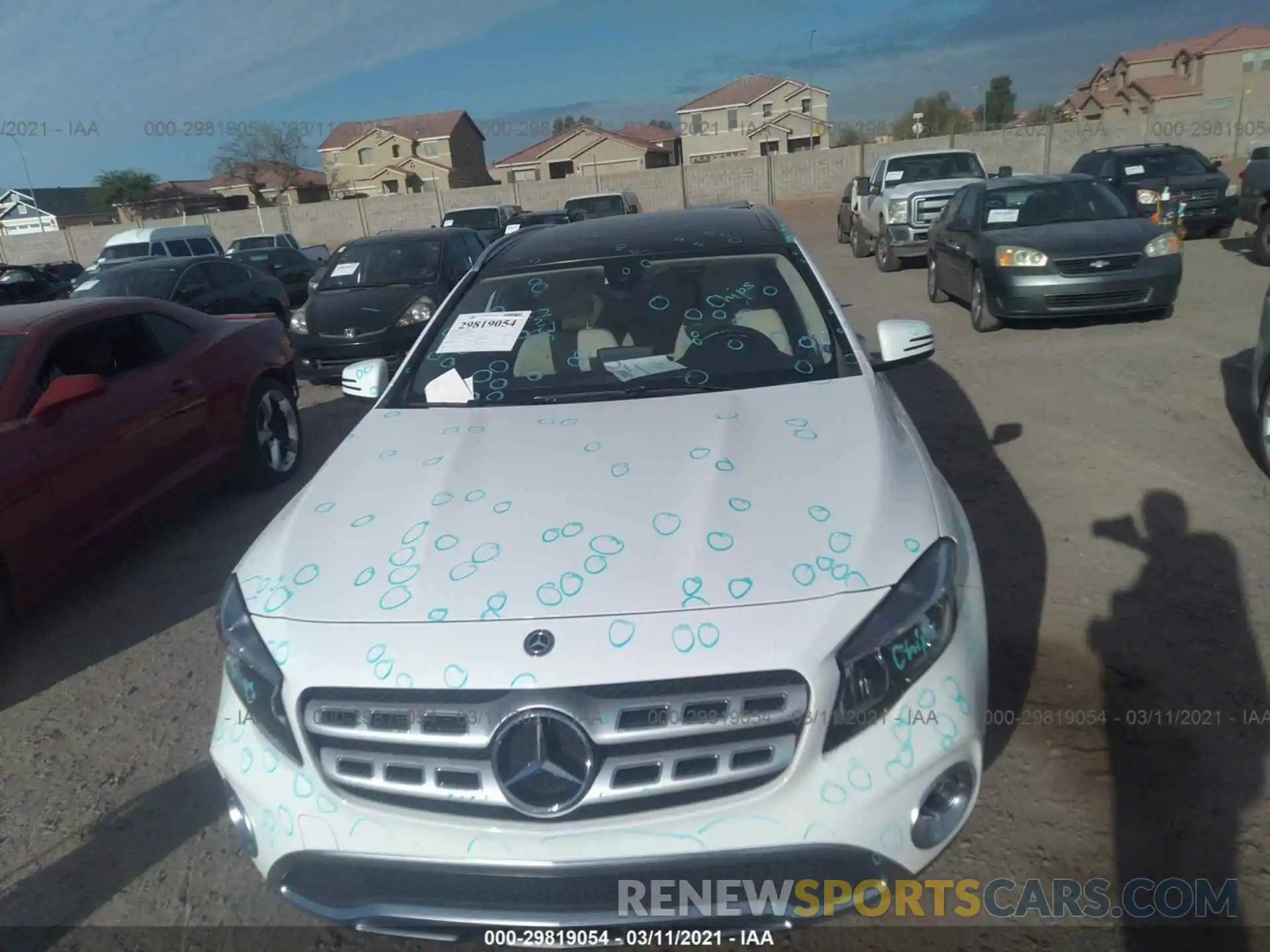 6 Photograph of a damaged car WDCTG4EB9KJ617754 MERCEDES-BENZ GLA 2019