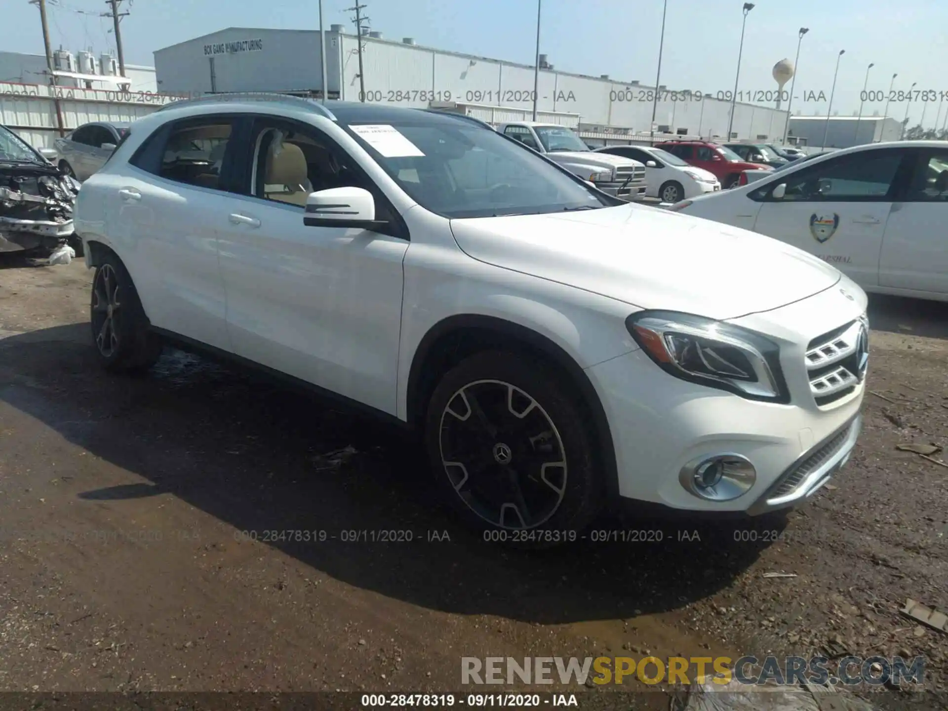 1 Photograph of a damaged car WDCTG4EB9KU000904 MERCEDES-BENZ GLA 2019