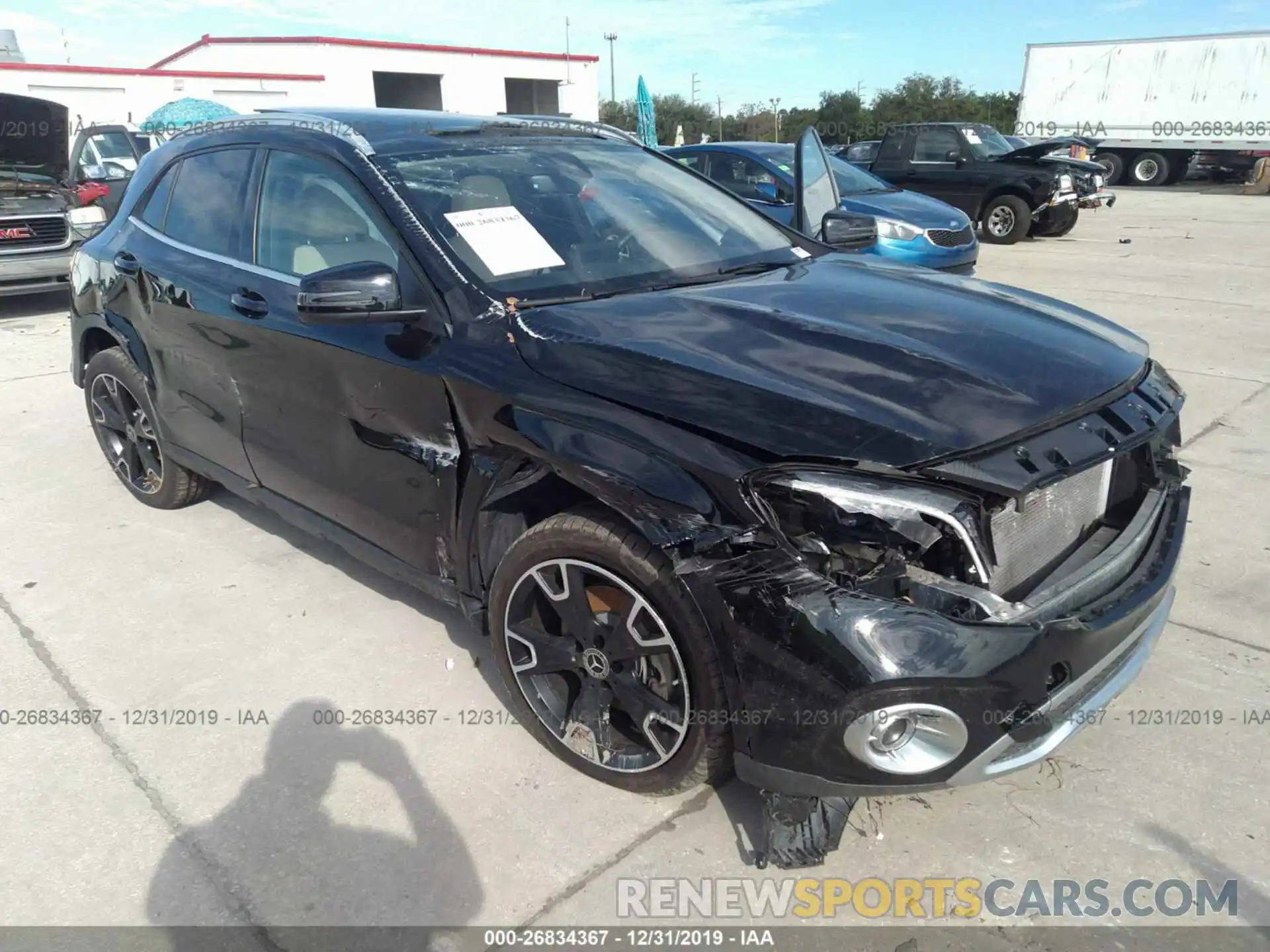 6 Фотография поврежденного автомобиля WDCTG4EB9KU001387 MERCEDES-BENZ GLA 2019