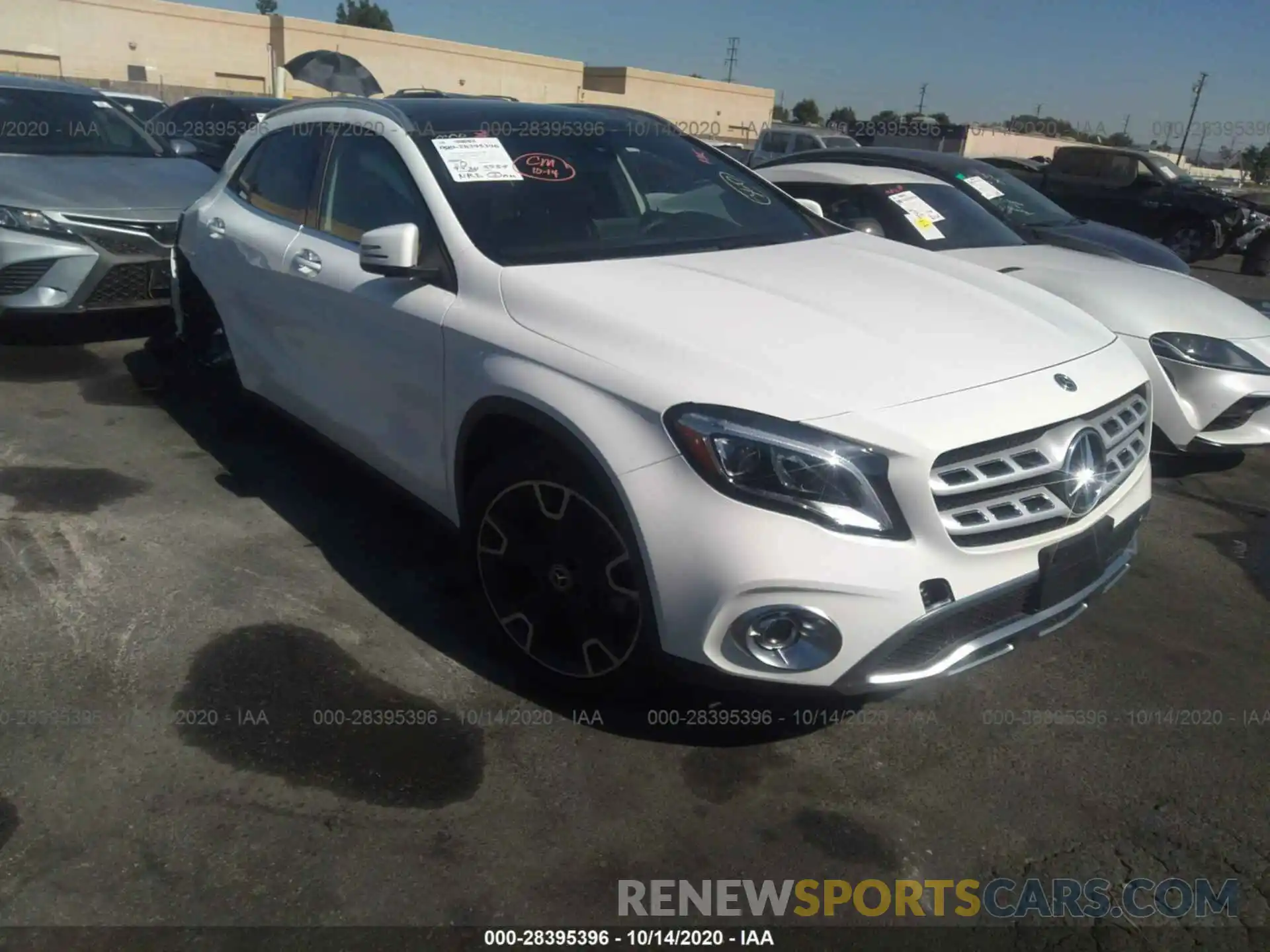 1 Photograph of a damaged car WDCTG4EB9KU009621 MERCEDES-BENZ GLA 2019