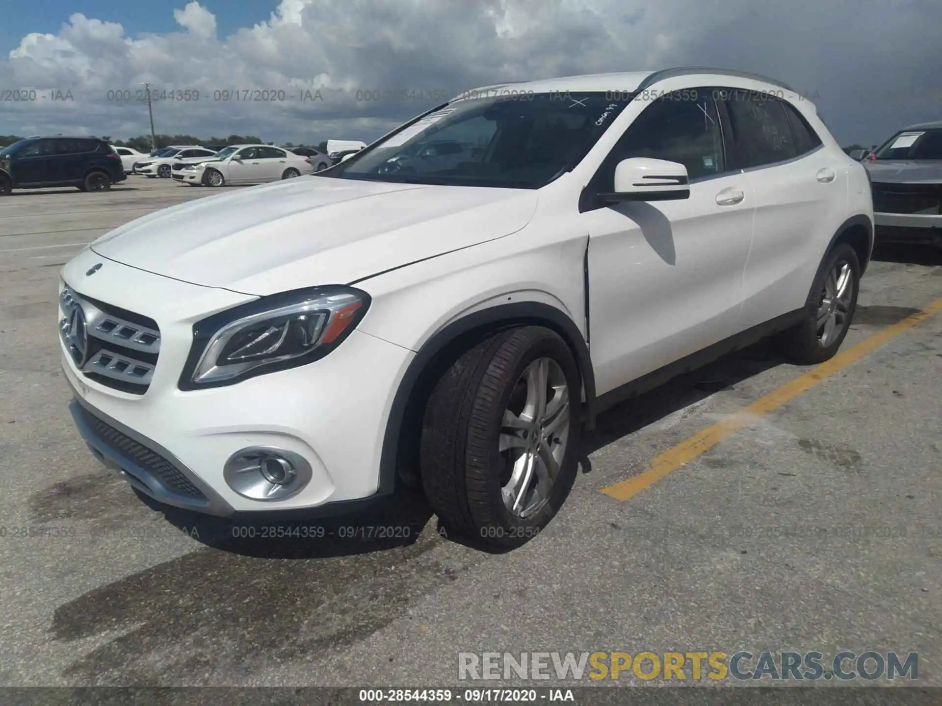 2 Photograph of a damaged car WDCTG4EBXKU000863 MERCEDES-BENZ GLA 2019