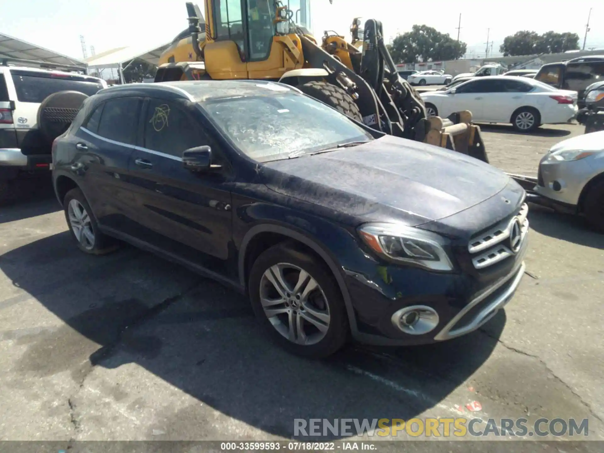 1 Photograph of a damaged car WDCTG4EBXKU003438 MERCEDES-BENZ GLA 2019